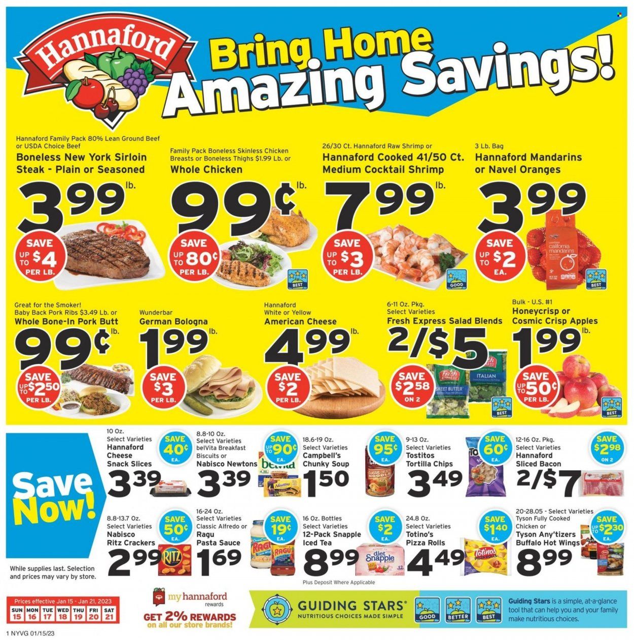 Hannaford (NY) Weekly Ad Flyer Specials January 15 to January 21, 2023