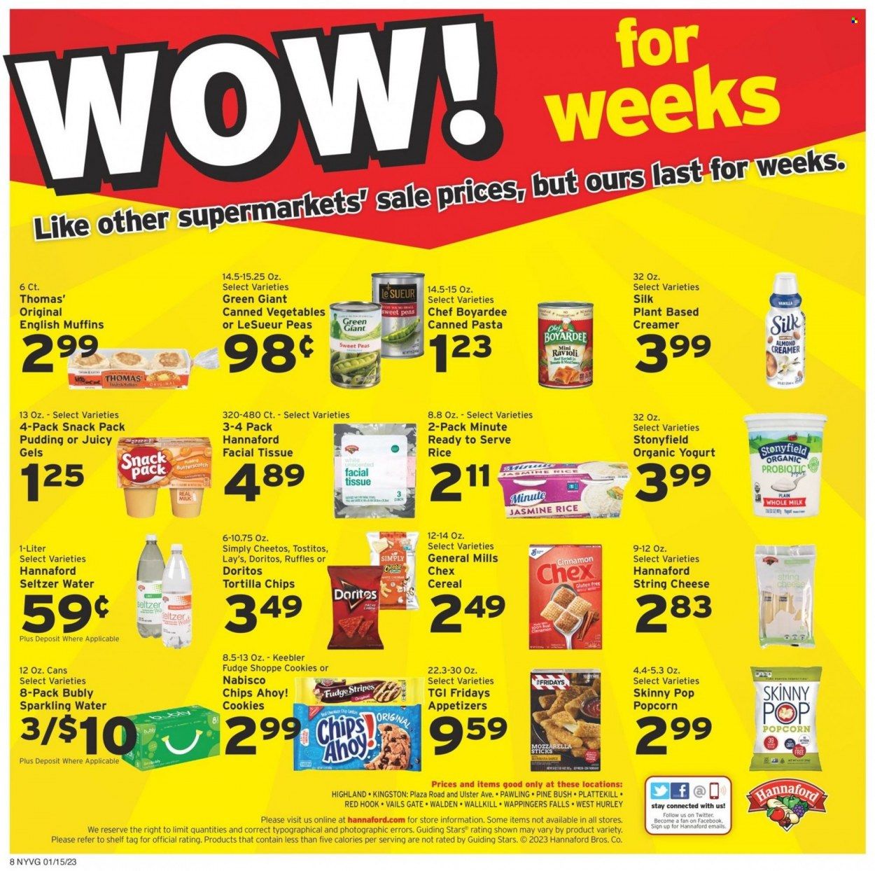 Hannaford (NY) Weekly Ad Flyer Specials January 15 to January 21, 2023