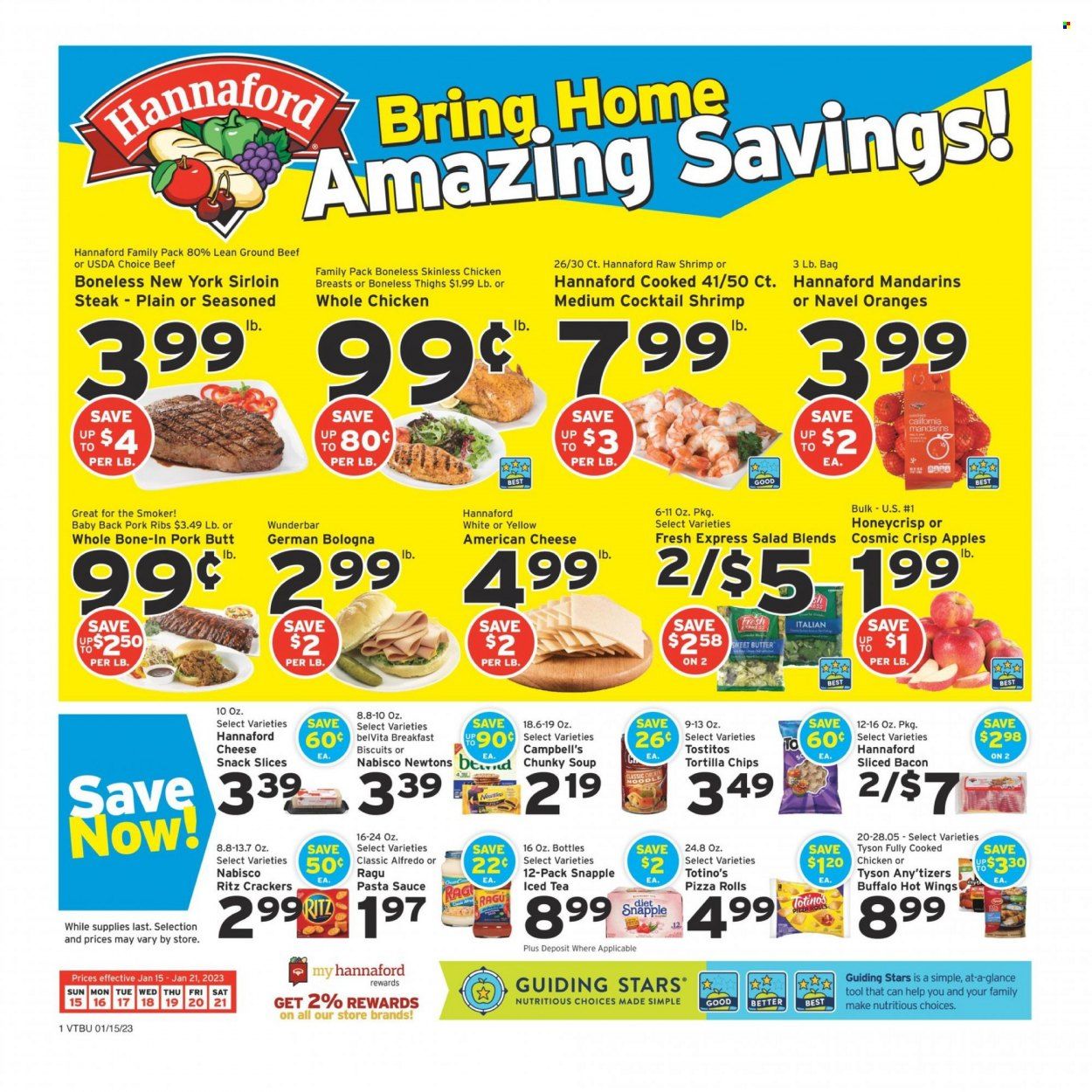 Hannaford (VT) Weekly Ad Flyer Specials January 15 to January 21, 2023