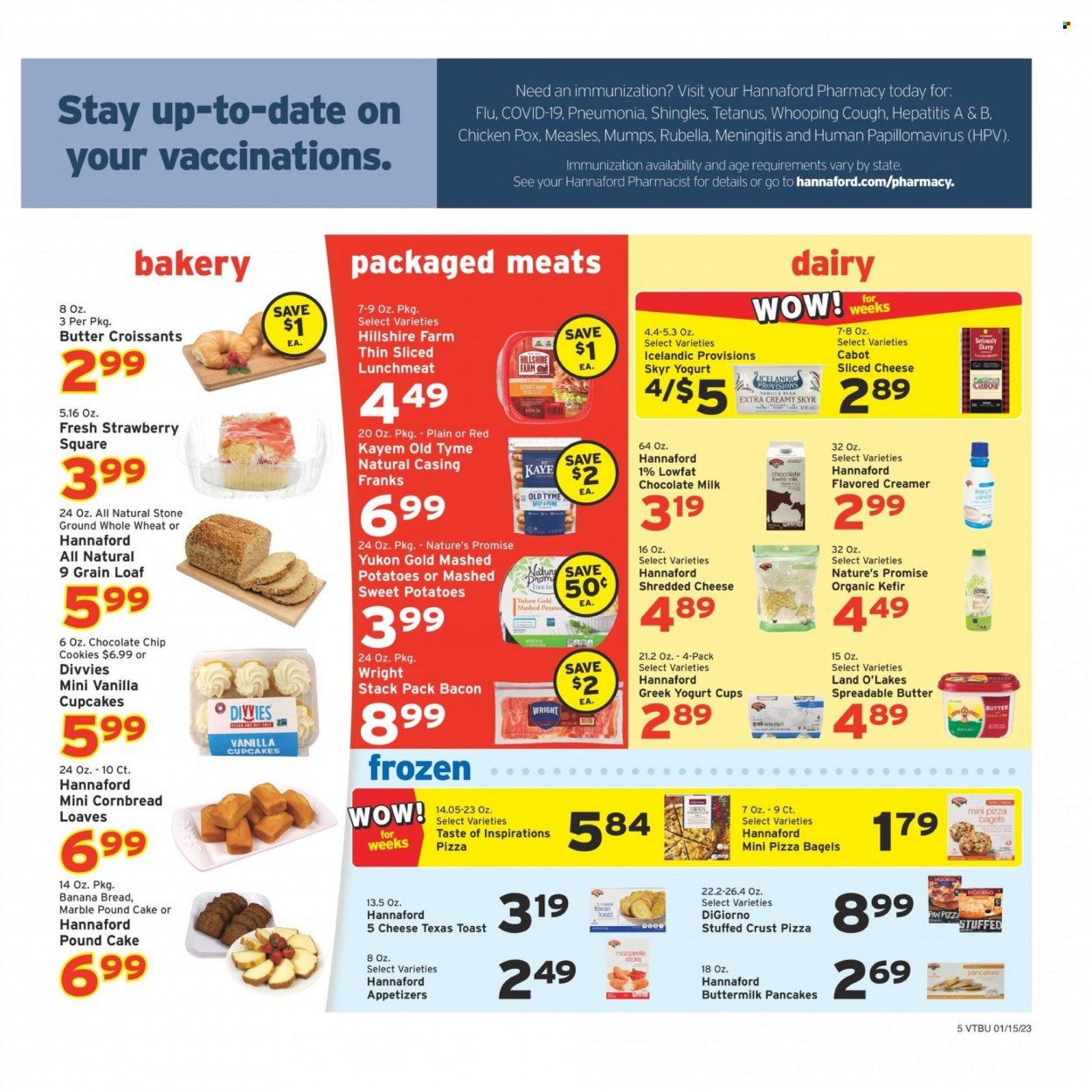 Hannaford (VT) Weekly Ad Flyer Specials January 15 to January 21, 2023