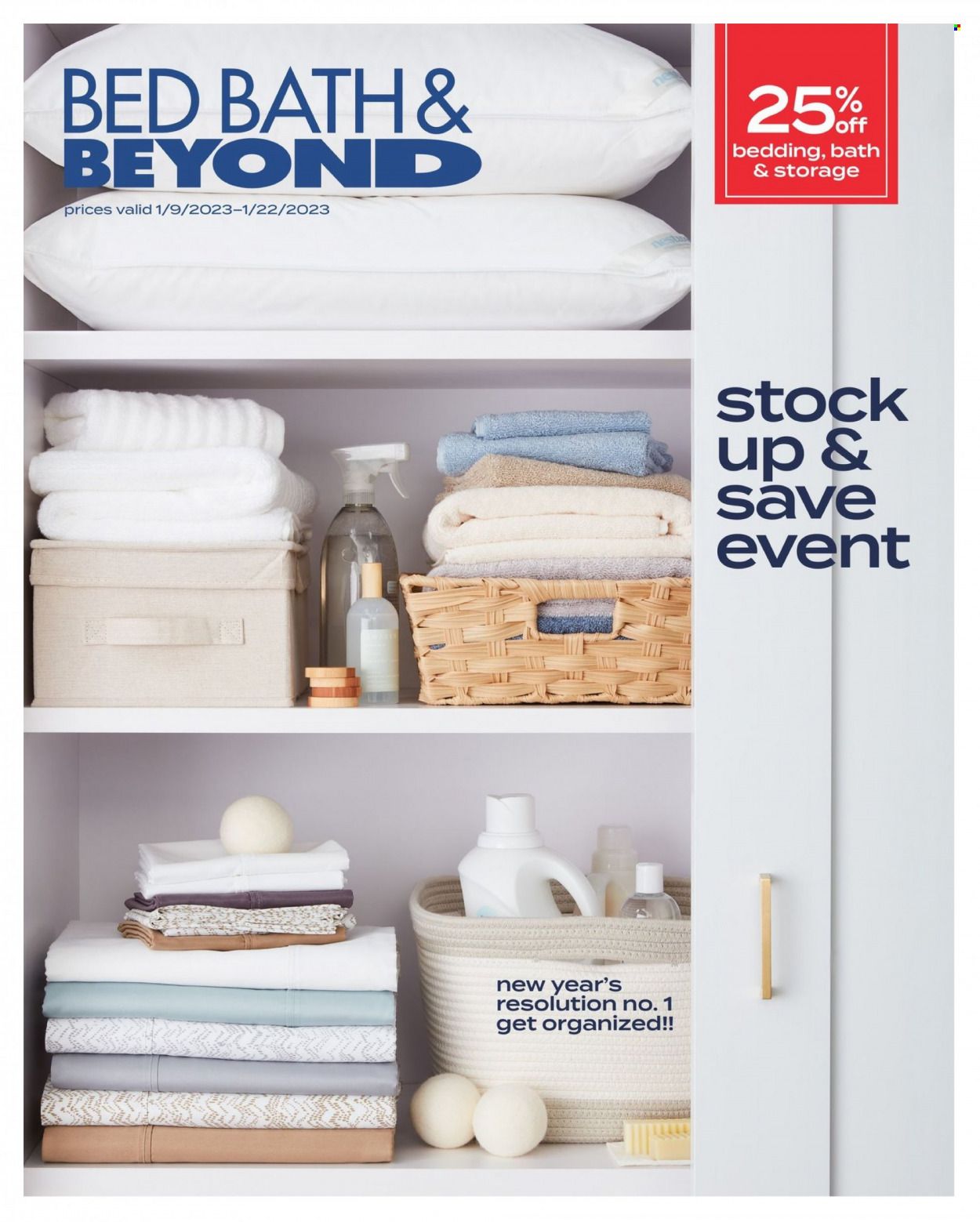 Bed Bath & Beyond Weekly Ad Flyer Specials January 9 to January 22, 2023