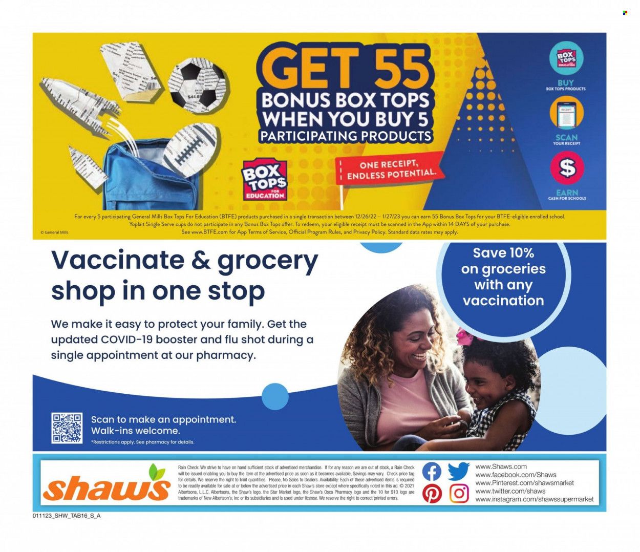 Shaw’s (MA, ME, NH, RI, VT) Weekly Ad Flyer Specials January 11 to February 9, 2023