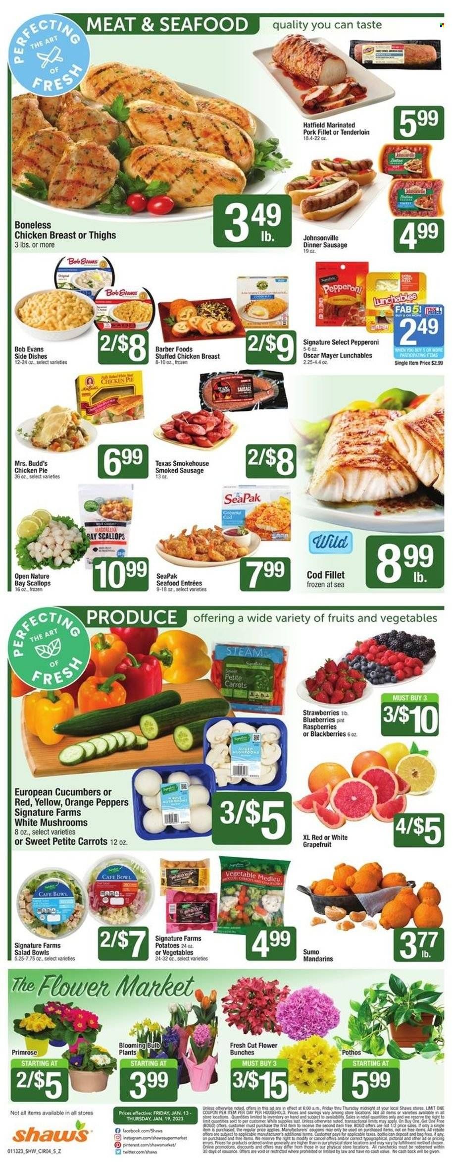 Shaw’s (MA, ME, NH, RI, VT) Weekly Ad Flyer Specials January 13 to January 19, 2023