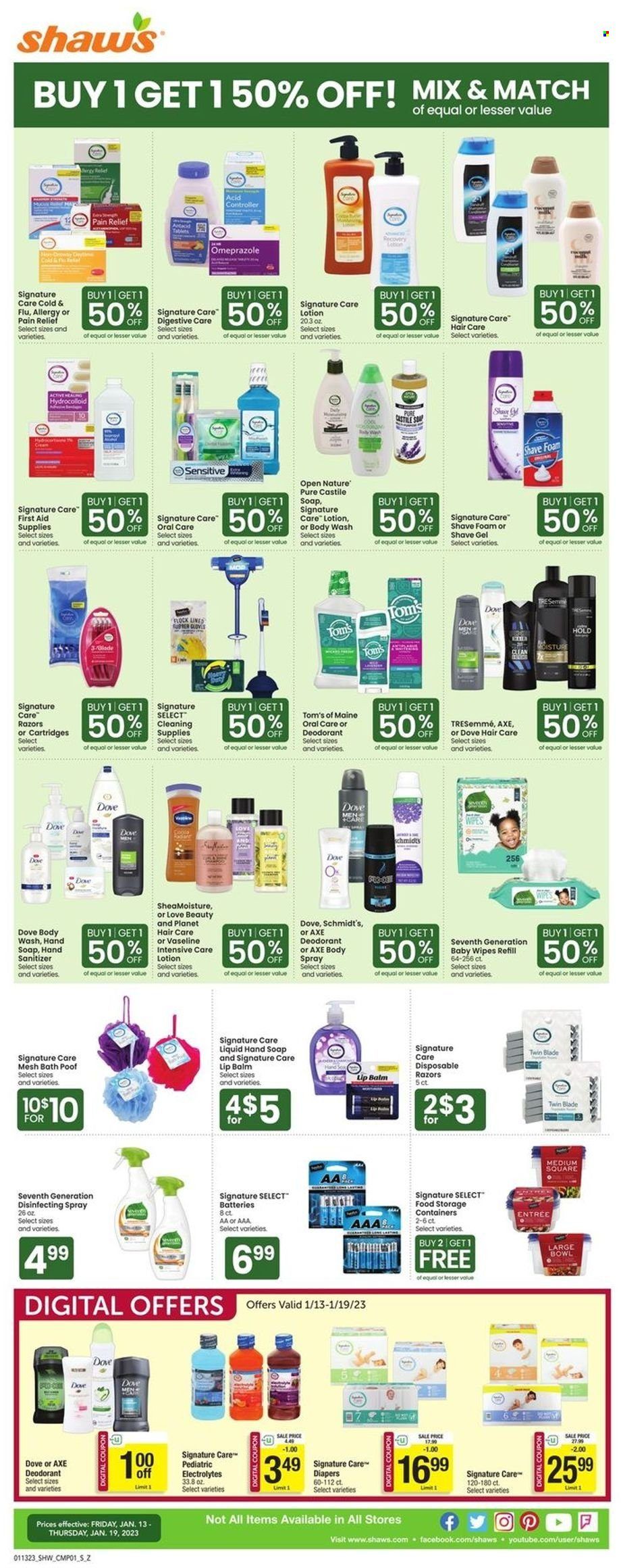 Shaw’s (MA, ME, NH, RI, VT) Weekly Ad Flyer Specials January 13 to January 19, 2023