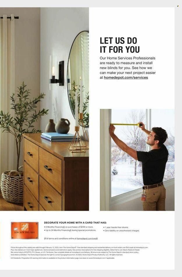 The Home Depot Weekly Ad Flyer Specials January 1 to February 13, 2023