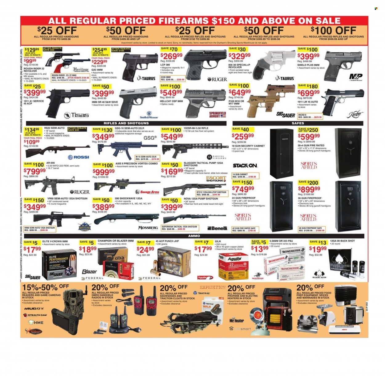 Dunham's Sports Weekly Ad Flyer Specials January 7 to January 19, 2023