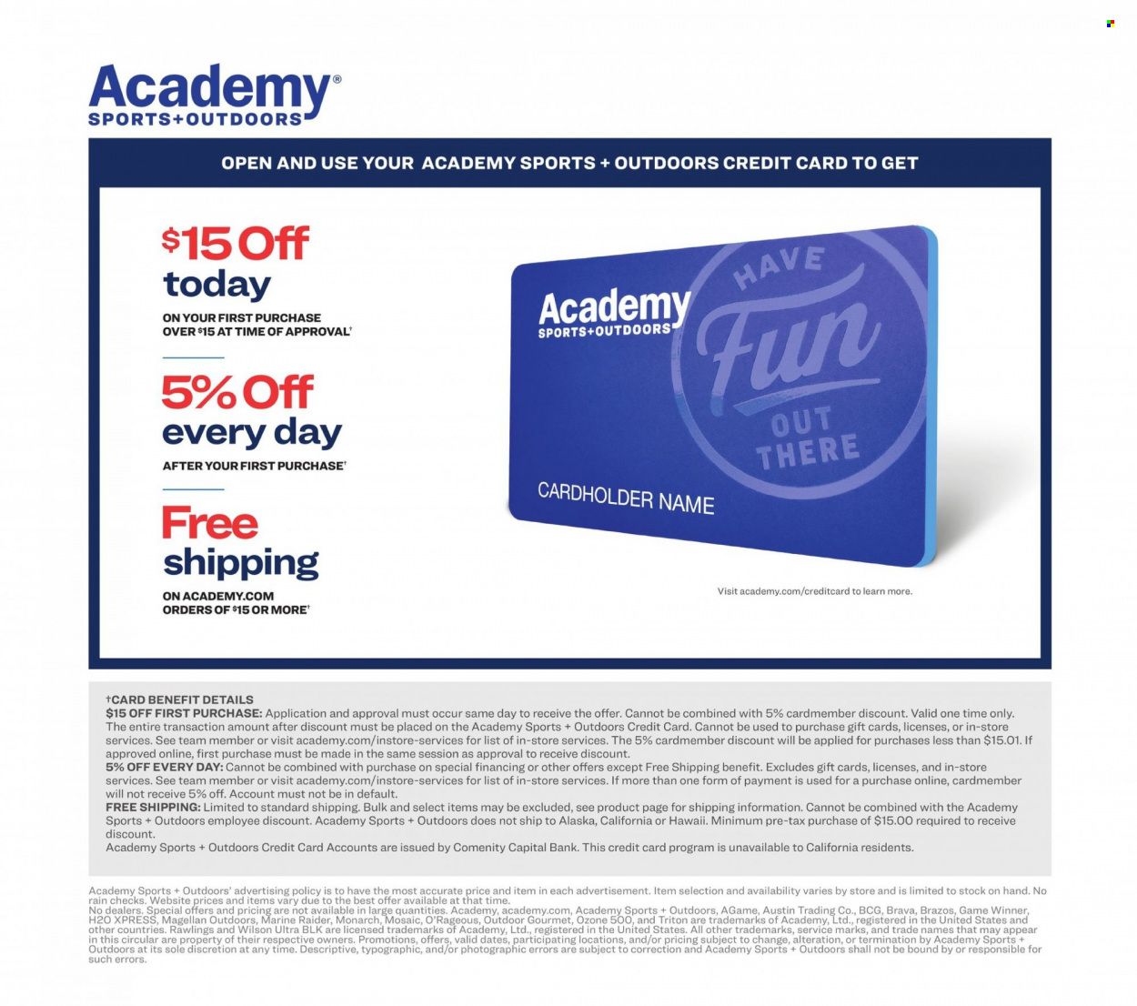 Academy Sports + Outdoors Weekly Ad Flyer Specials December 26 to February 12, 2023