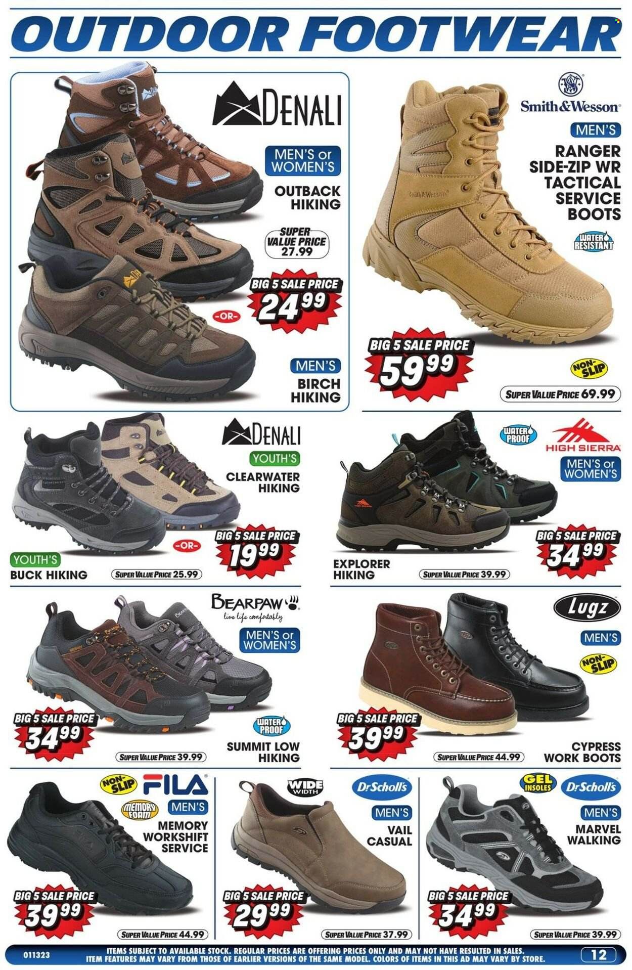 Big 5 (AZ, CA, CO, ID, NM, OR, UT, WA) Weekly Ad Flyer Specials January 13 to January 19, 2023