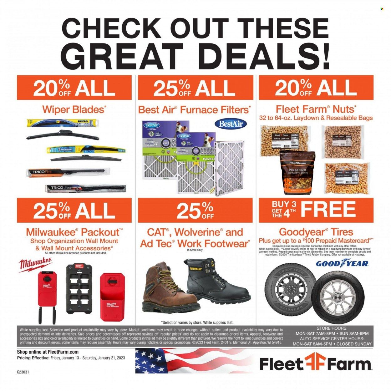 Fleet Farm (IA, MN, ND, WI) Weekly Ad Flyer Specials January 13 to January 21, 2023