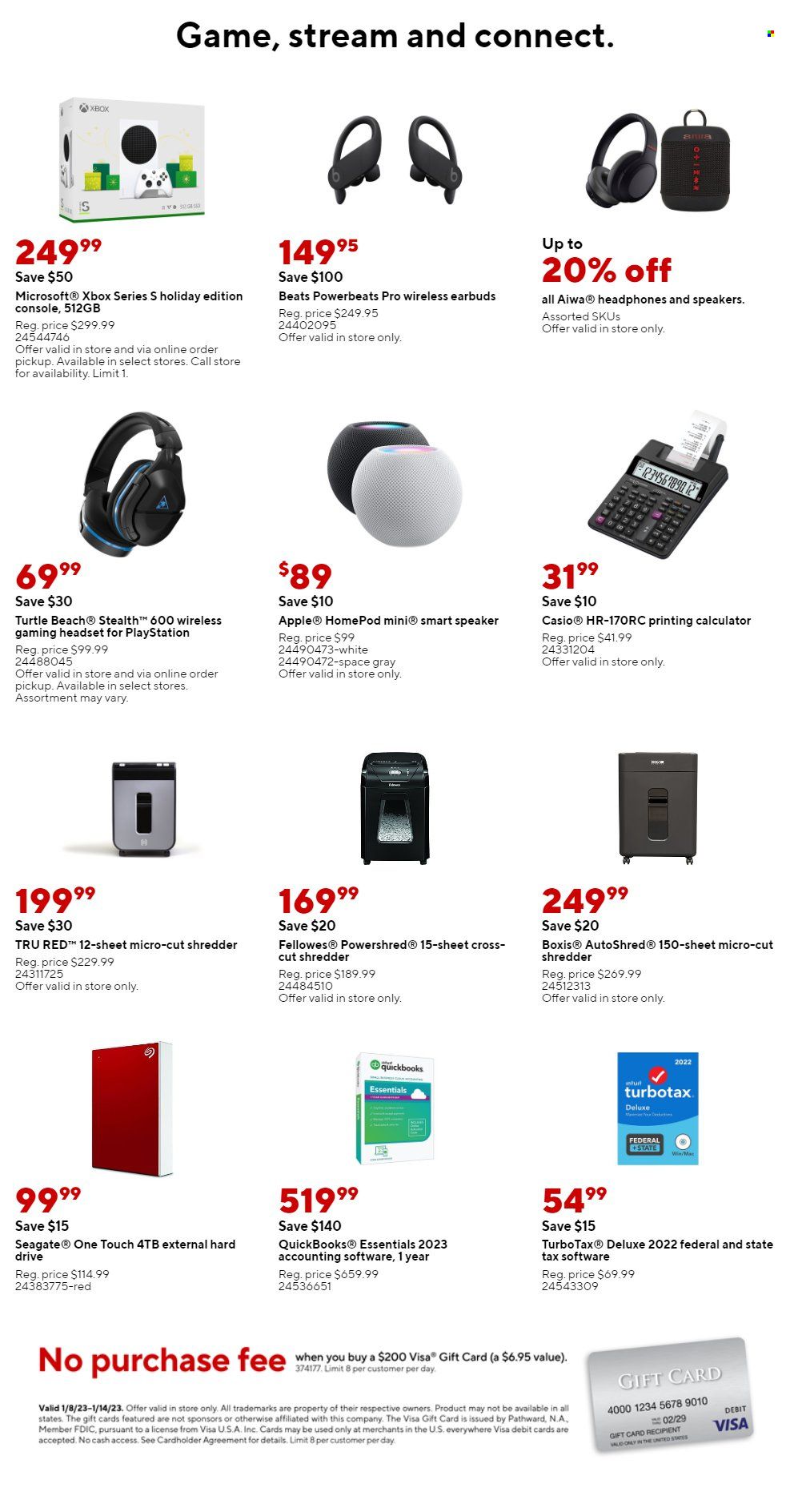 Staples Weekly Ad Flyer Specials January 8 to January 14, 2023
