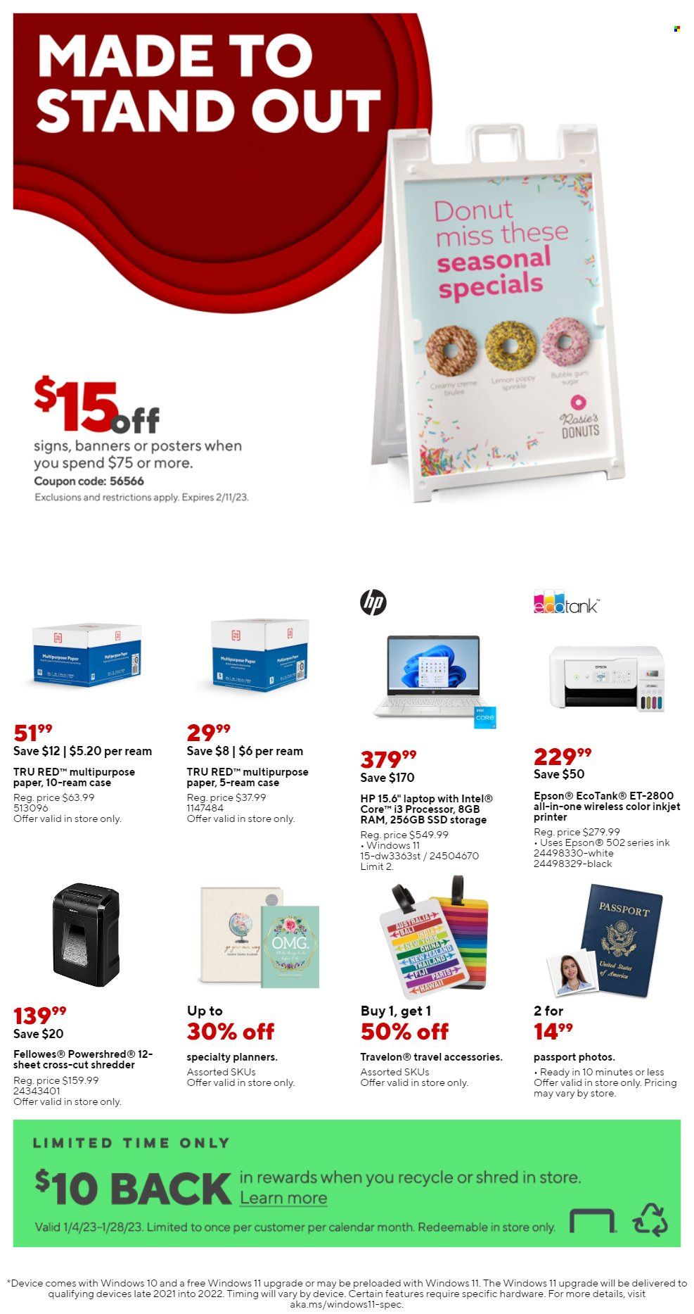 Staples Weekly Ad Flyer Specials January 8 to January 14, 2023