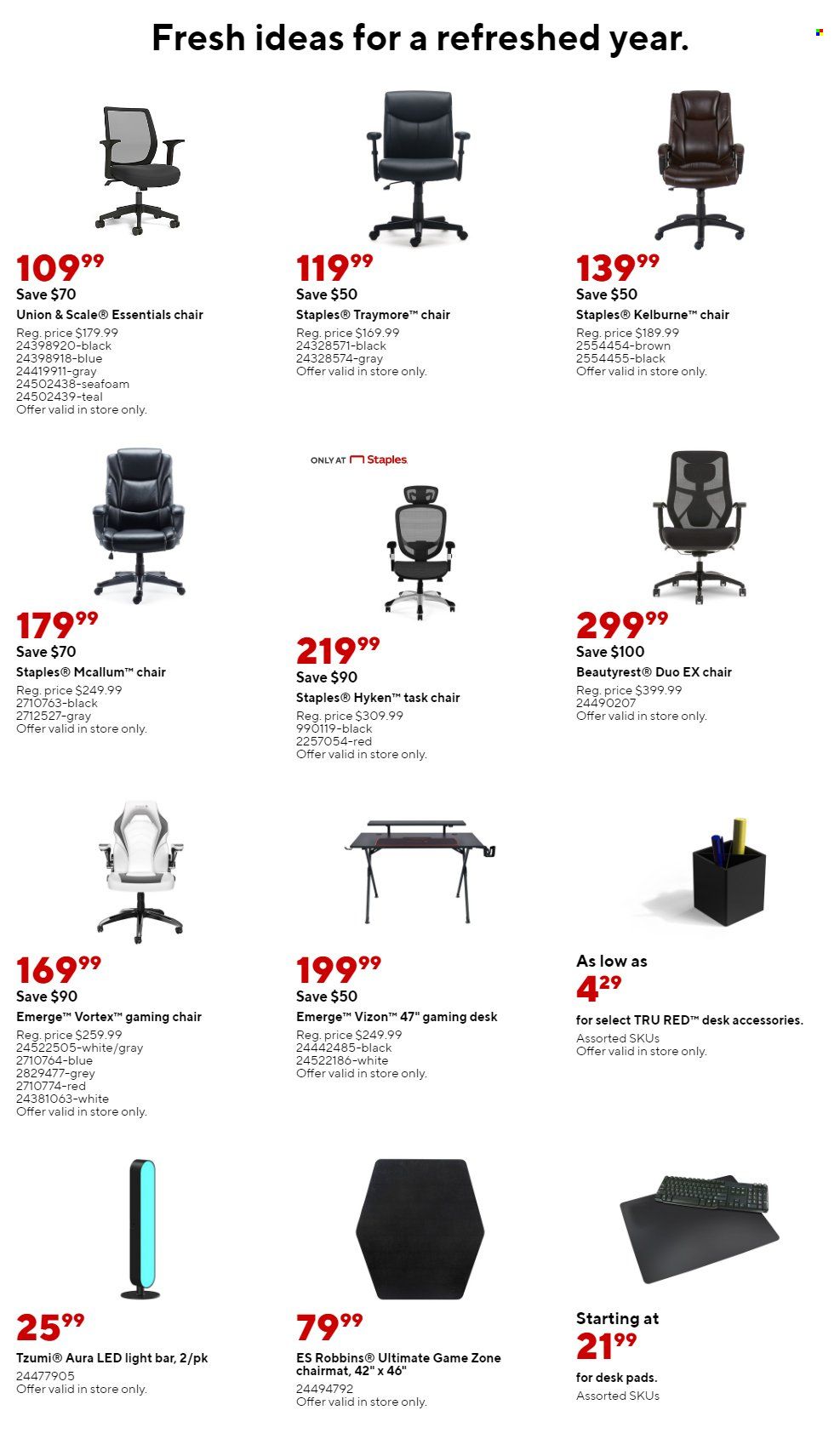 Staples Weekly Ad Flyer Specials January 15 to January 21, 2023