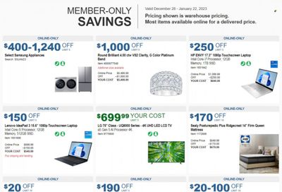 Costco Weekly Ad Flyer Specials December 28 to January 22, 2023