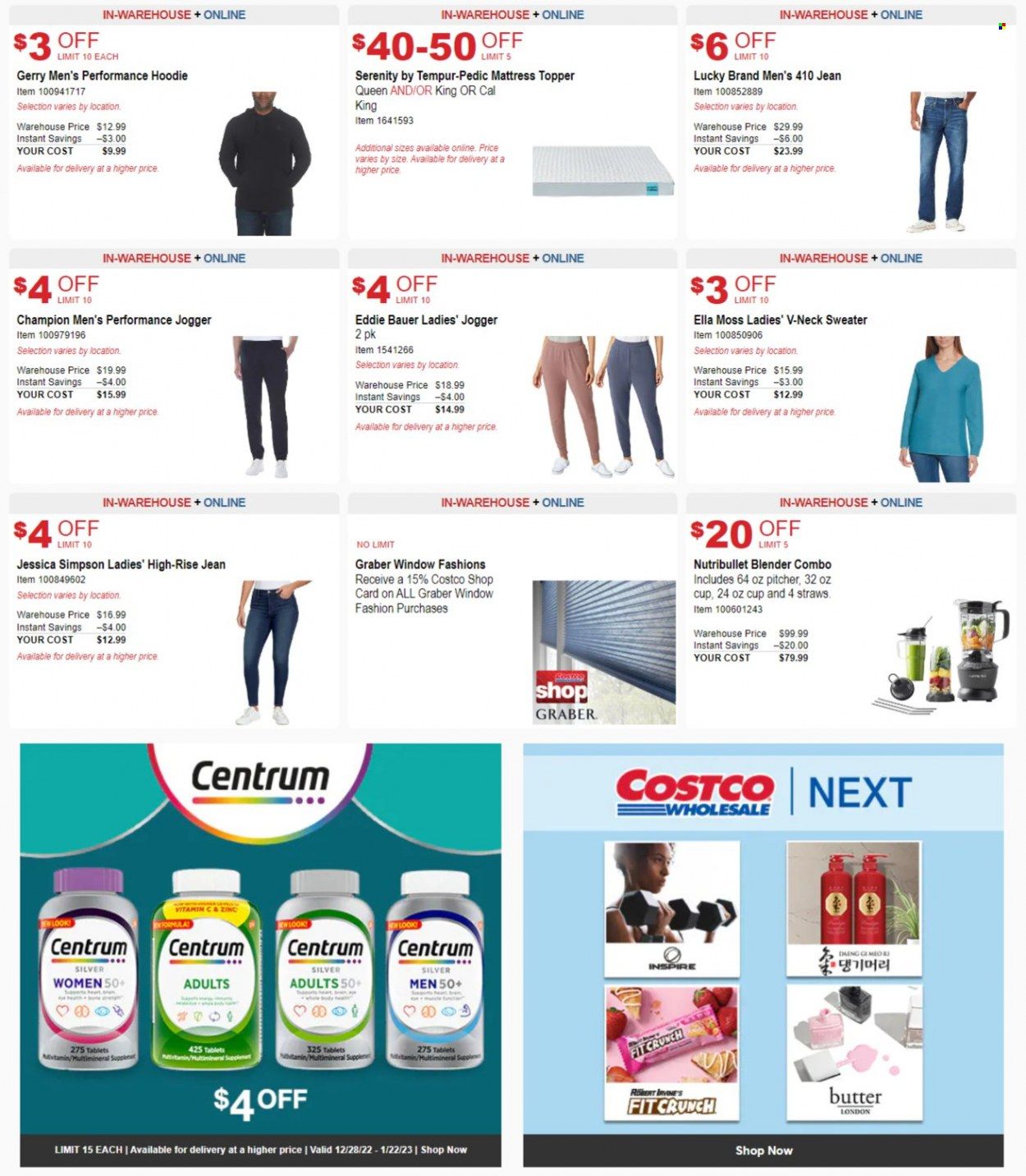 Costco Weekly Ad Flyer Specials December 28 to January 22, 2023