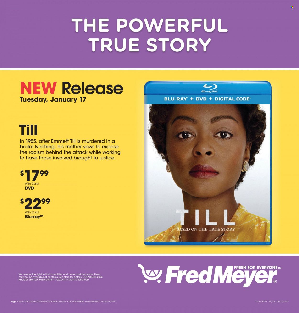 Fred Meyer Weekly Ad Flyer Specials January 15 to January 17, 2023