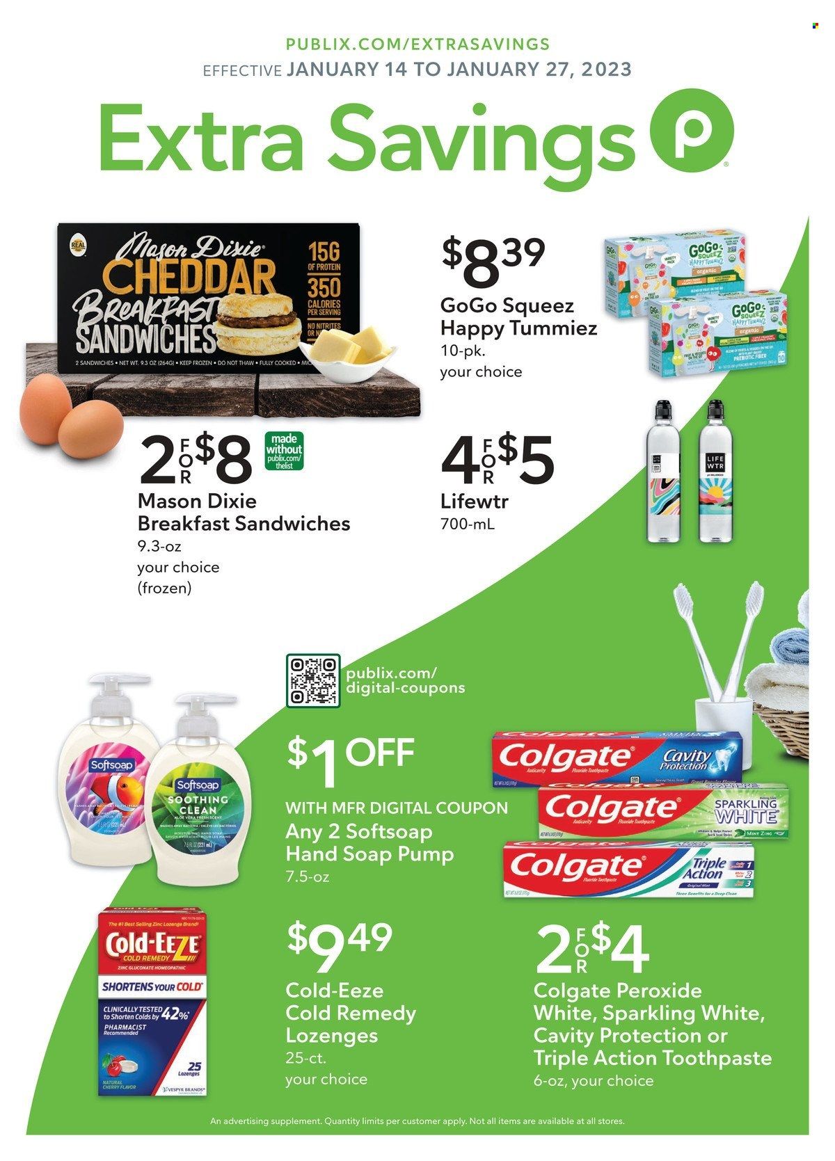 Publix (AL, FL, GA, NC, SC, TN) Weekly Ad Flyer Specials January 14 to January 27, 2023
