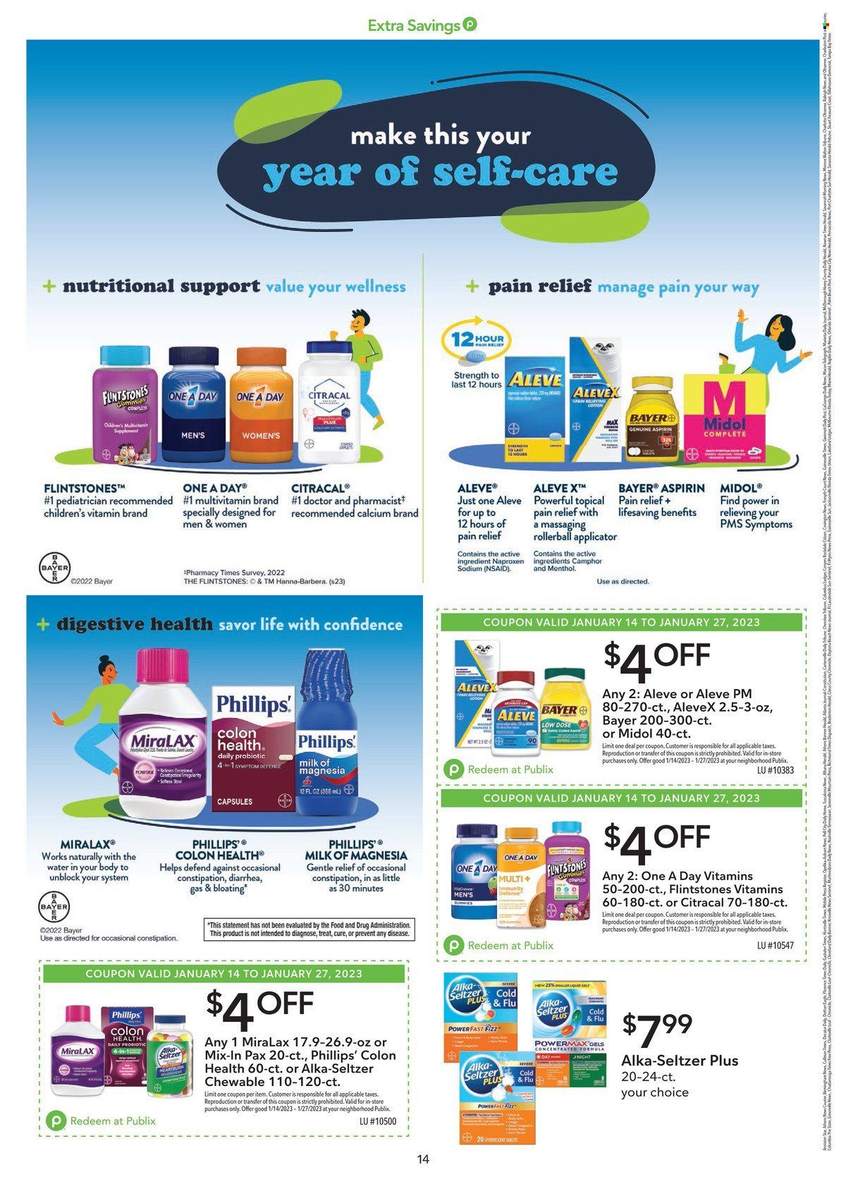 Publix (AL, FL, GA, NC, SC, TN) Weekly Ad Flyer Specials January 14 to January 27, 2023