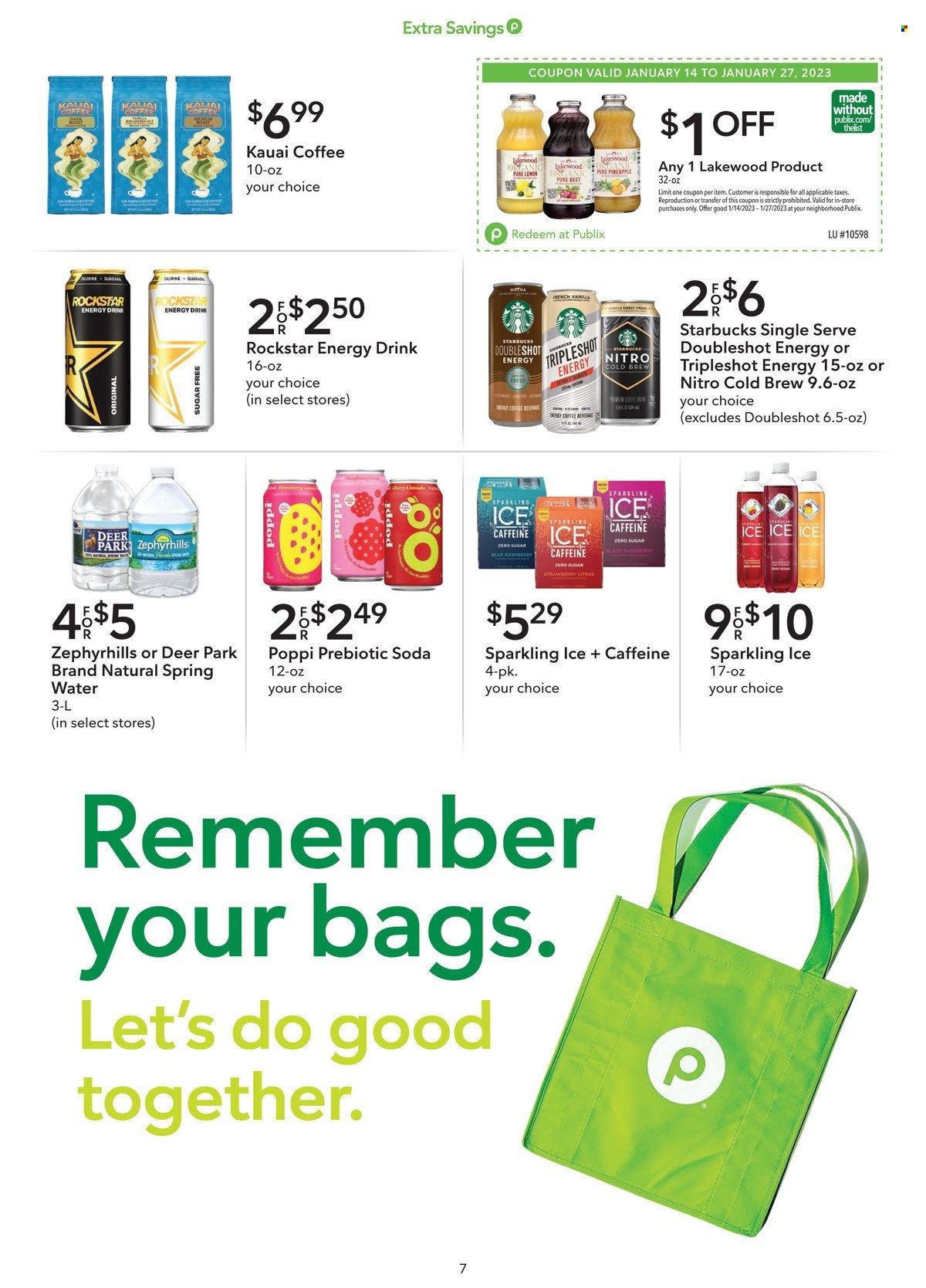 Publix (AL, FL, GA, NC, SC, TN) Weekly Ad Flyer Specials January 14 to January 27, 2023