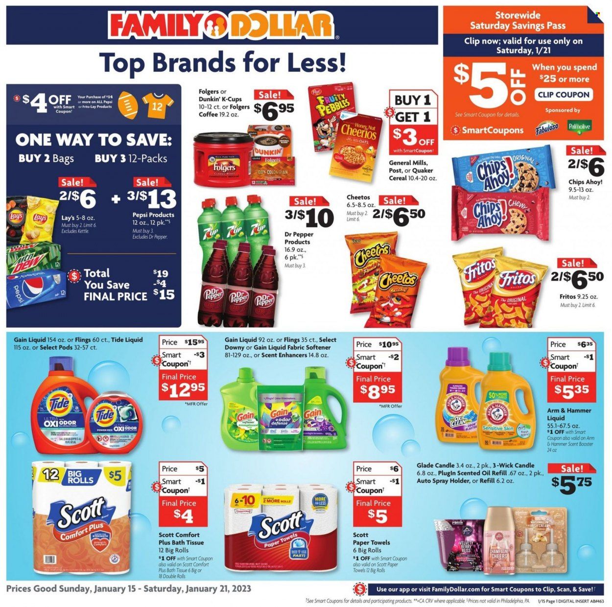 Family Dollar Weekly Ad Flyer Specials January 15 to January 21, 2023