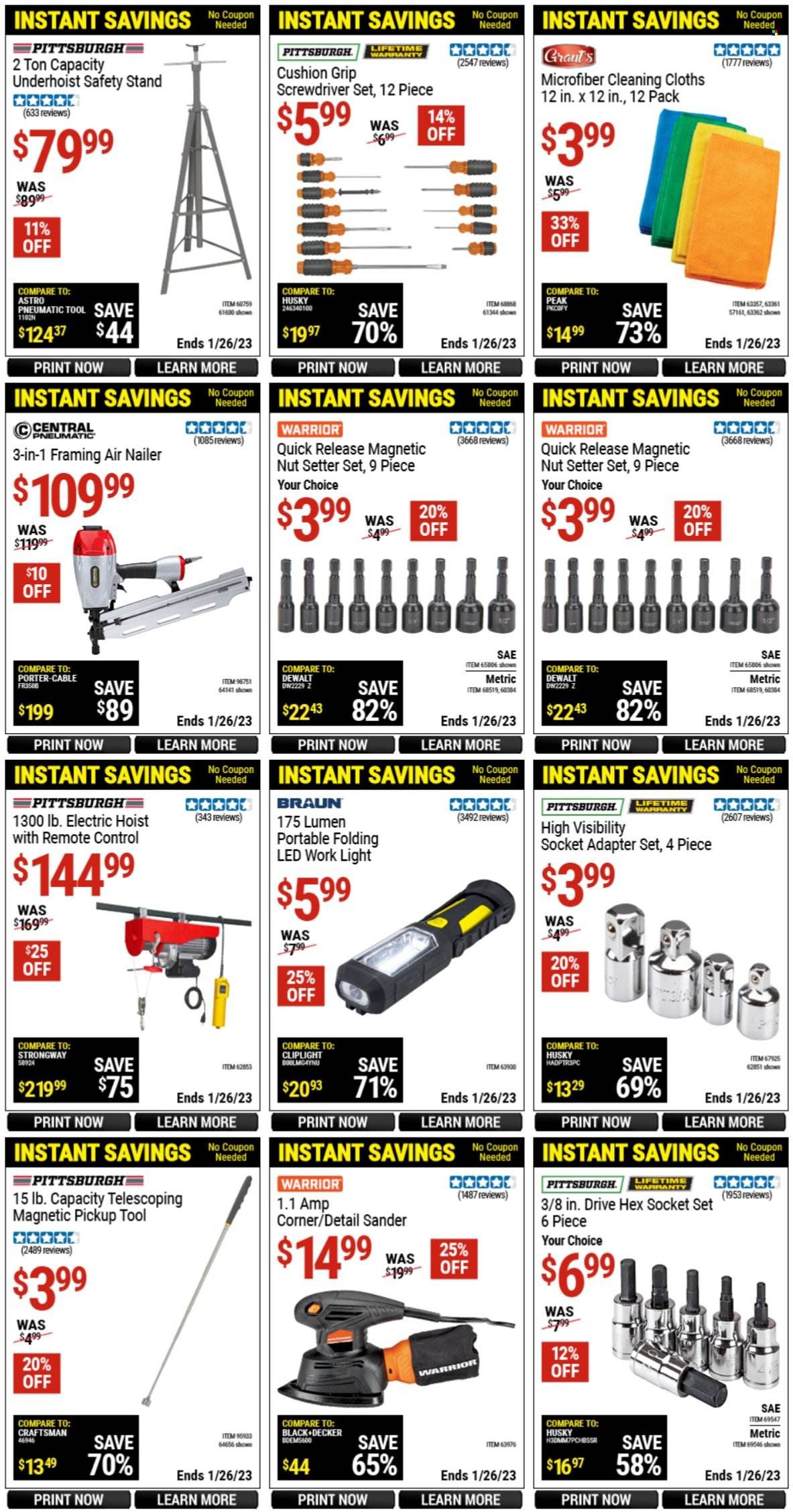Harbor Freight Weekly Ad Flyer Specials January 14 to January 26, 2023