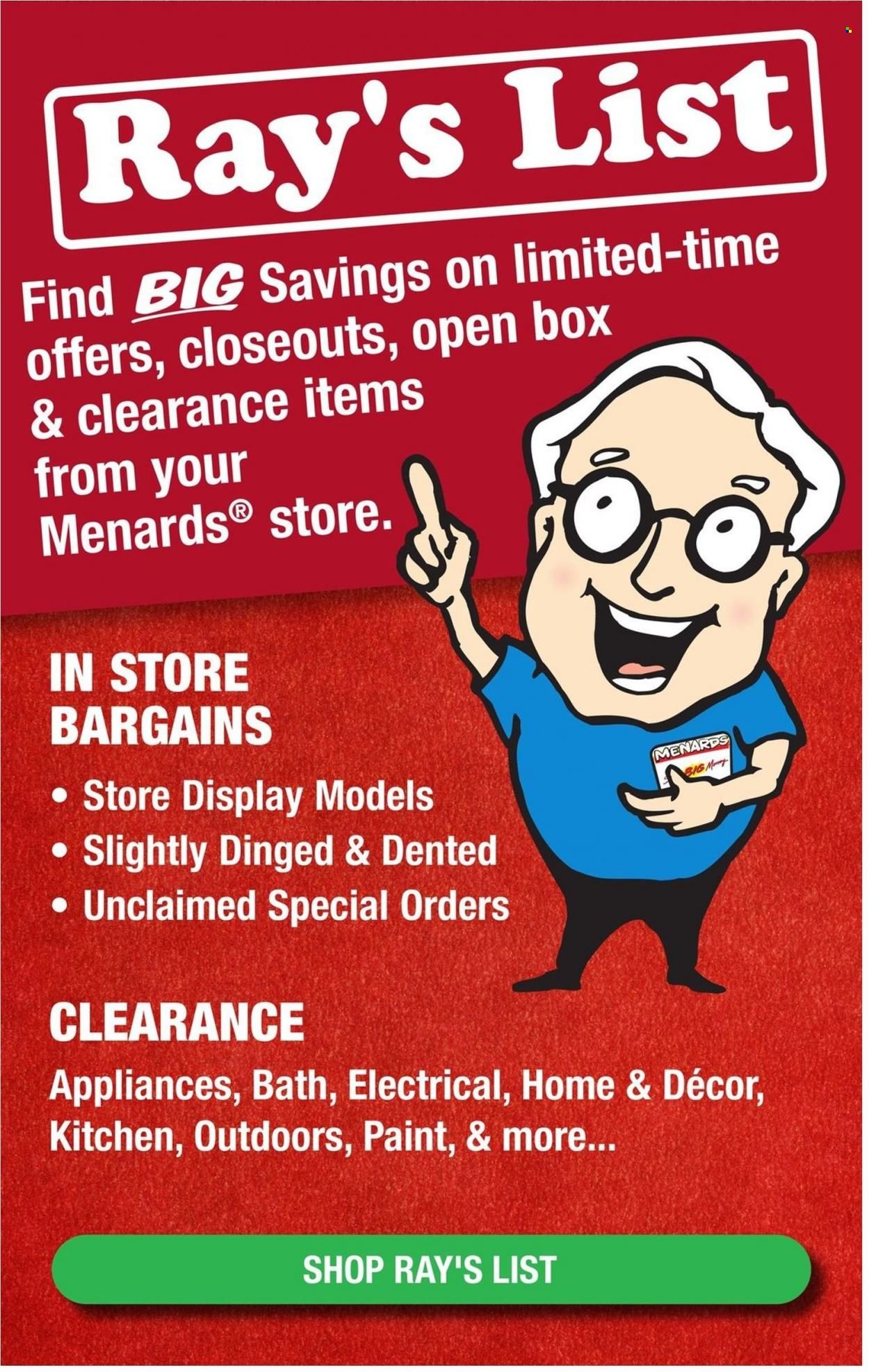 Menards Weekly Ad Flyer Specials January 15 to January 22, 2023