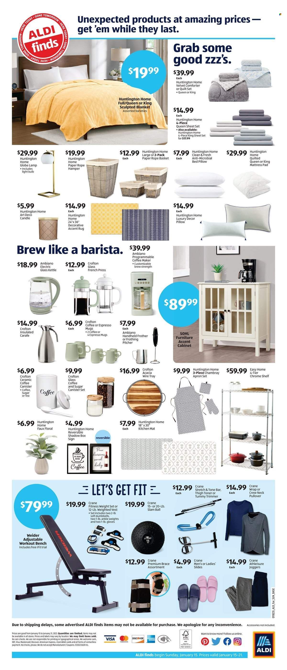 ALDI (MI, MN, NJ, NY, PA, VT) Weekly Ad Flyer Specials January 15 to January 21, 2023