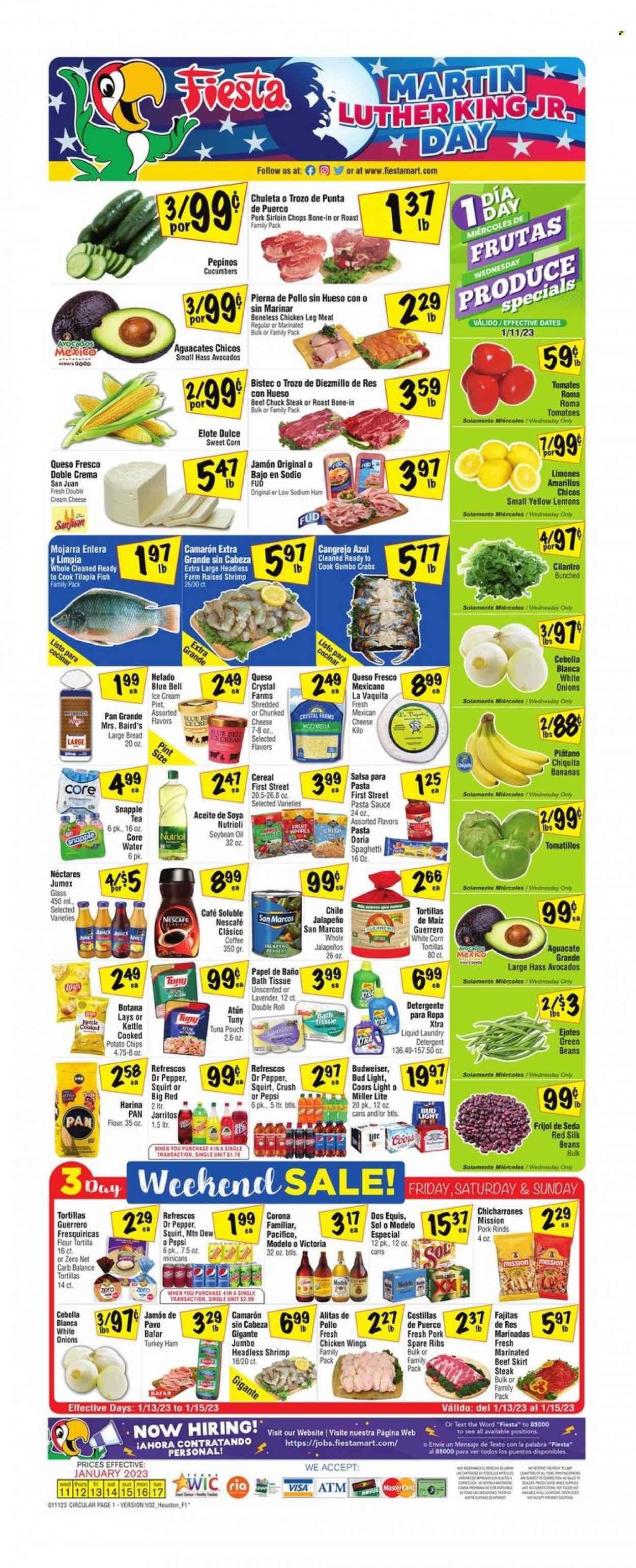Fiesta Mart (TX) Weekly Ad Flyer Specials January 11 to January 17, 2023