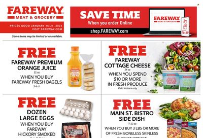 Fareway (IA) Weekly Ad Flyer Specials January 16 to January 21, 2023