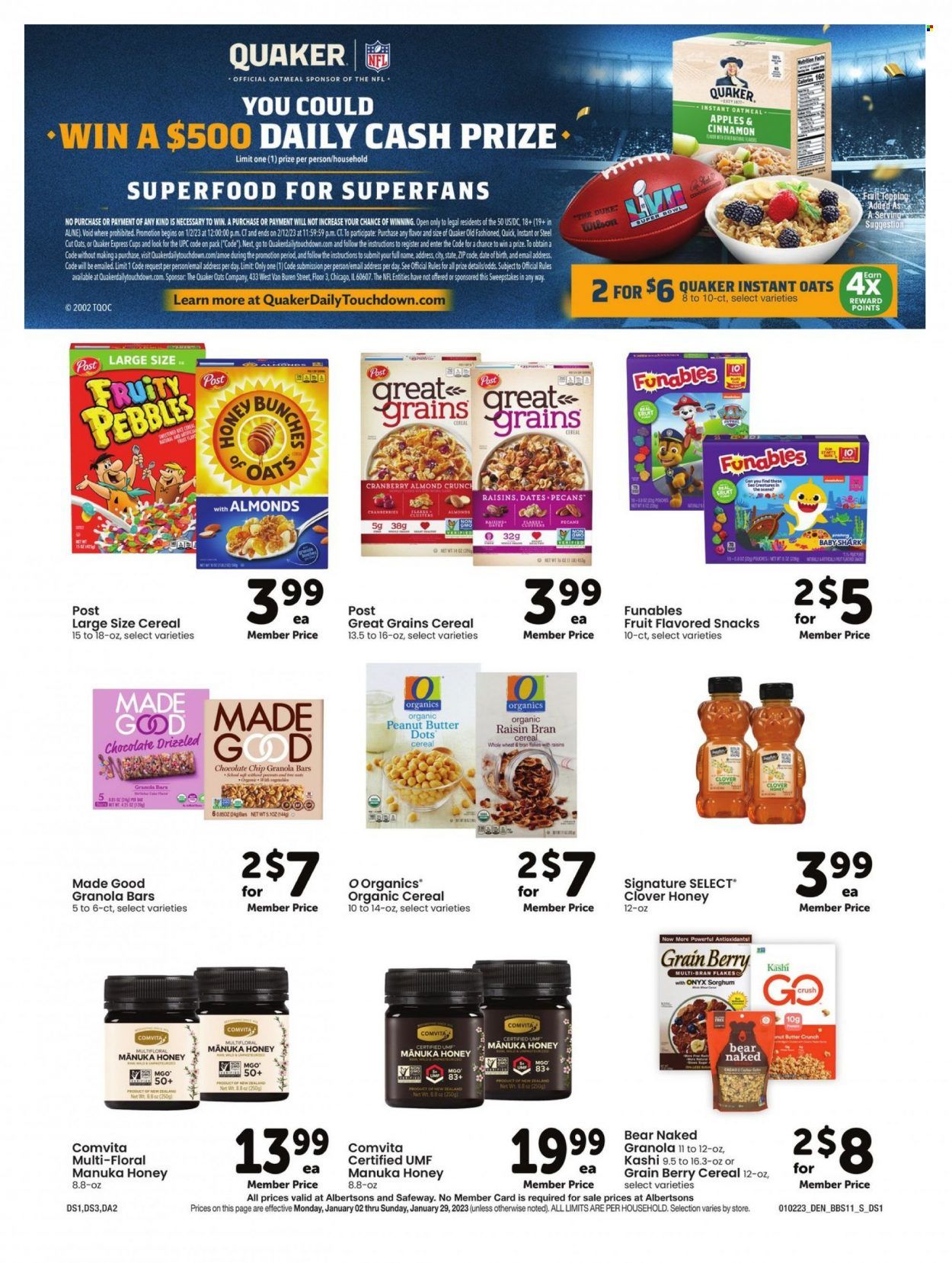 Safeway (CO) Weekly Ad Flyer Specials January 2 to January 29, 2023