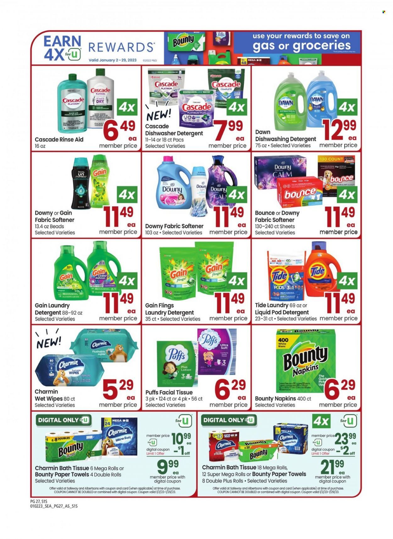 Safeway (WA) Weekly Ad Flyer Specials January 2 to January 29, 2023