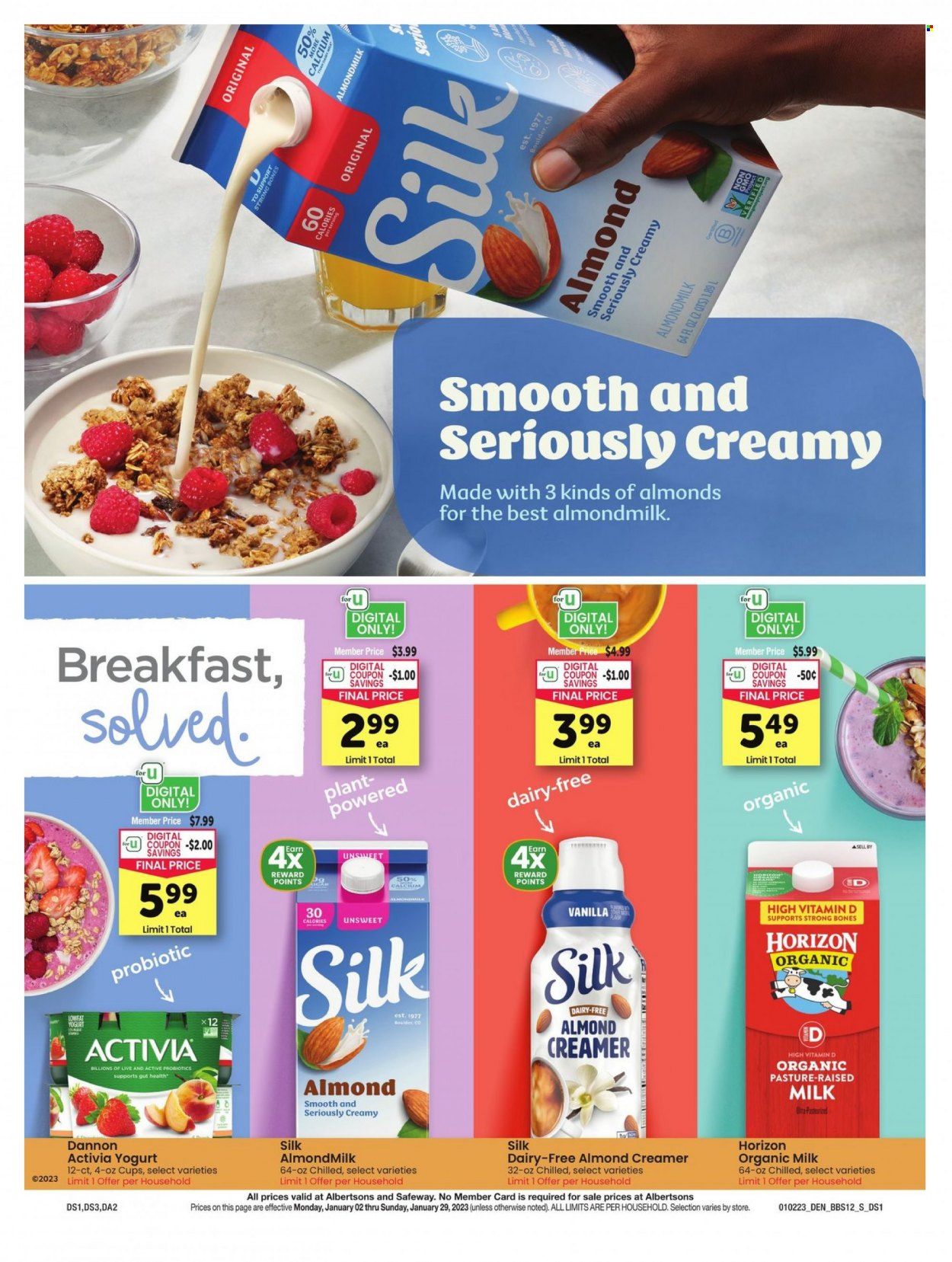 Safeway (SD) Weekly Ad Flyer Specials January 2 to January 29, 2023