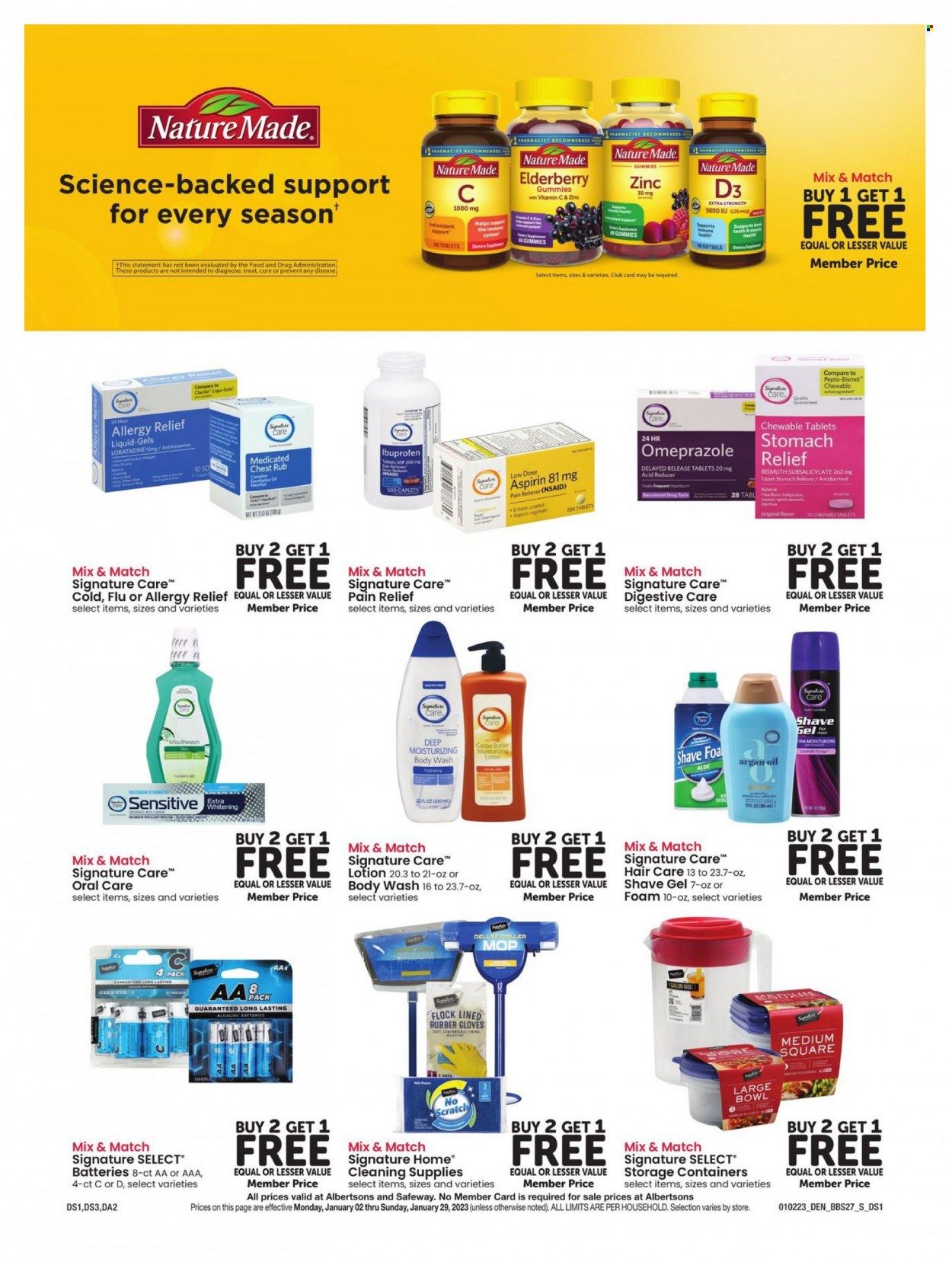 Safeway (SD) Weekly Ad Flyer Specials January 2 to January 29, 2023