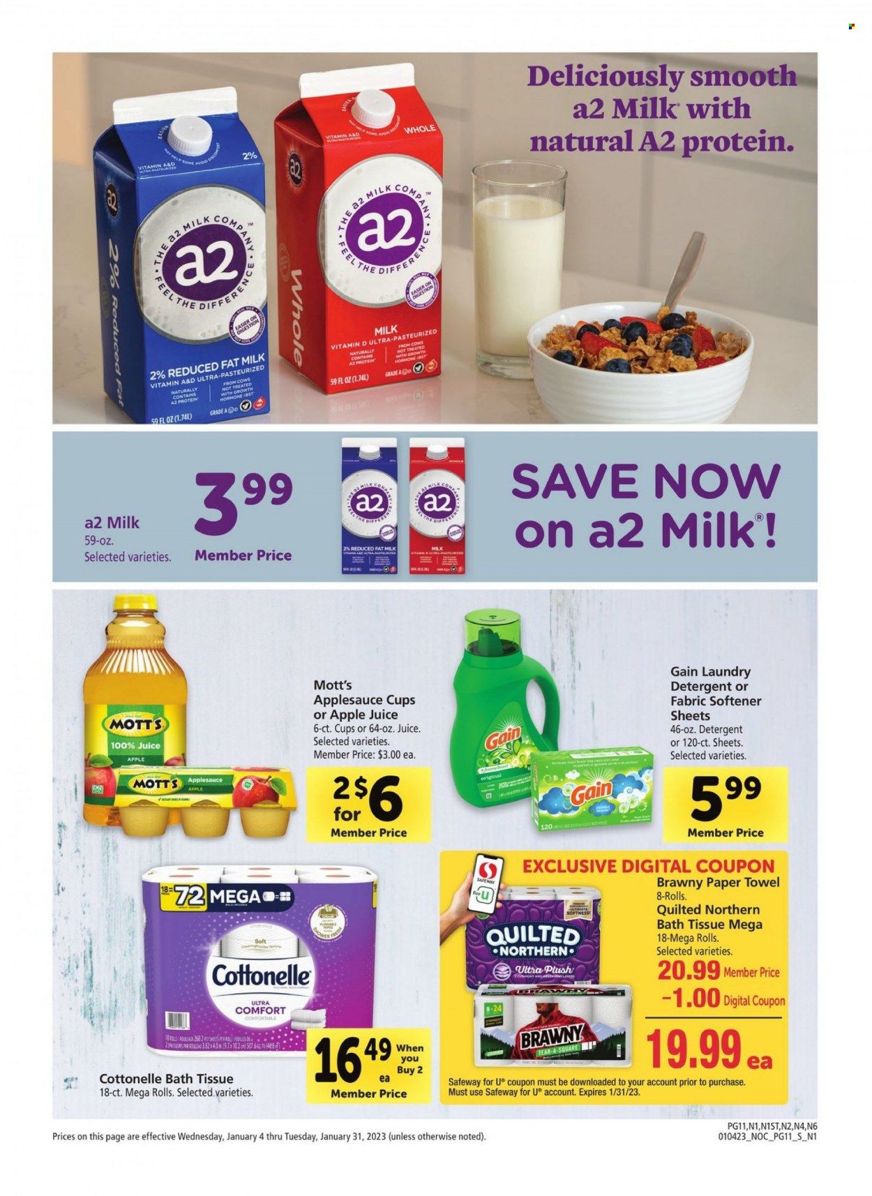 Safeway (CA, HI, OR, WA) Weekly Ad Flyer Specials January 4 to January 31, 2023