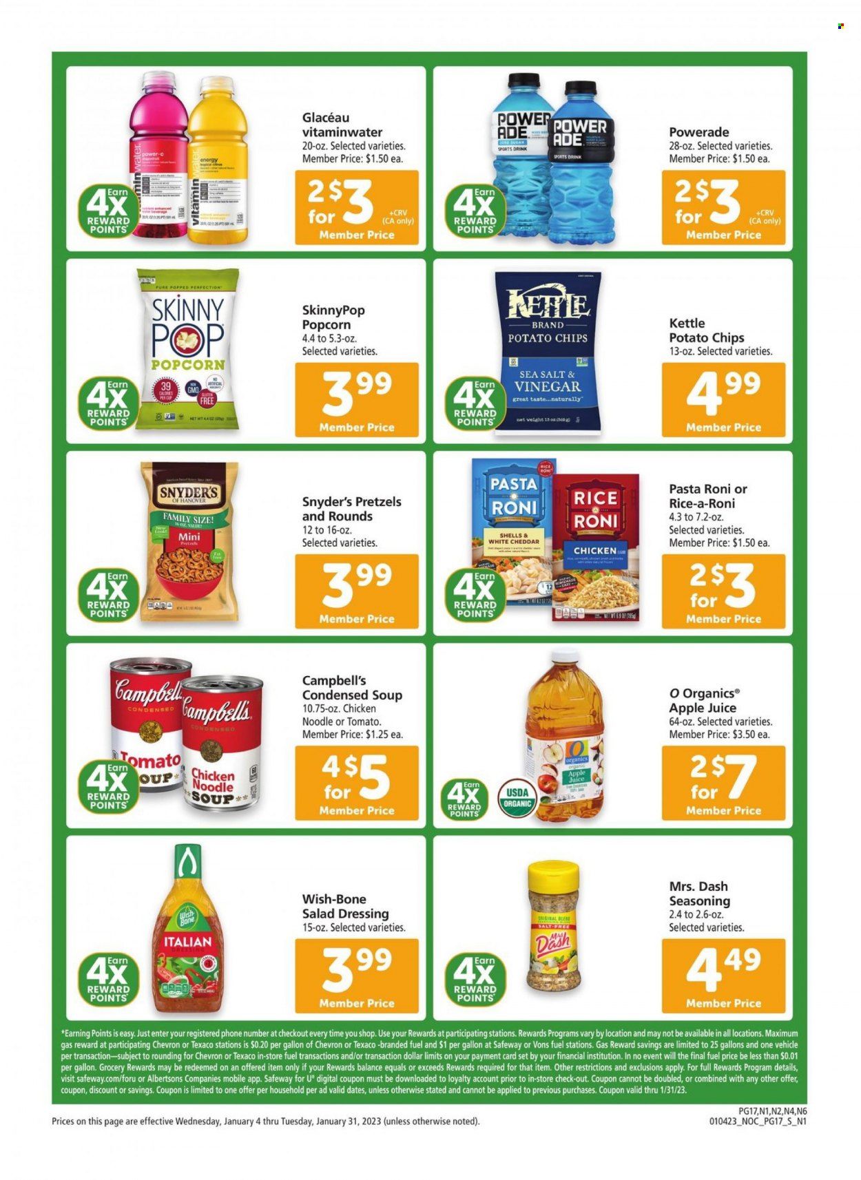 Safeway (CA, HI, OR, WA) Weekly Ad Flyer Specials January 4 to January 31, 2023