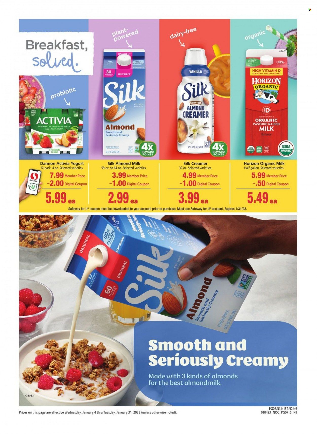 Safeway (CA, HI, OR, WA) Weekly Ad Flyer Specials January 4 to January 31, 2023