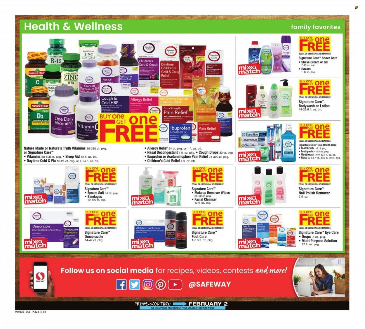 Safeway (MD, VA) Weekly Ad Flyer Specials January 6 to February 2, 2023