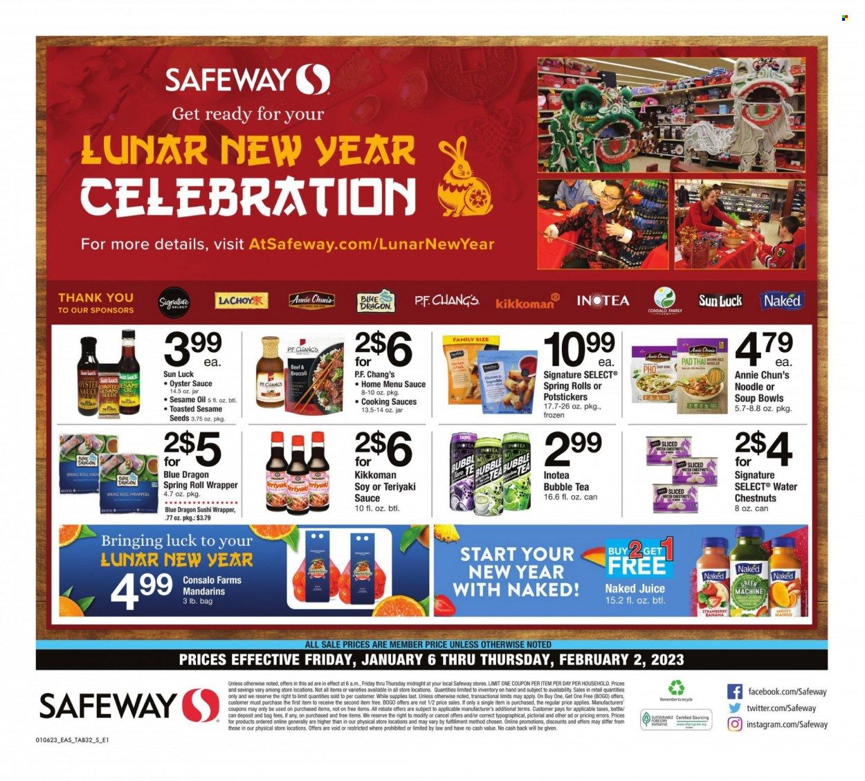 Safeway (MD, VA) Weekly Ad Flyer Specials January 6 to February 2, 2023