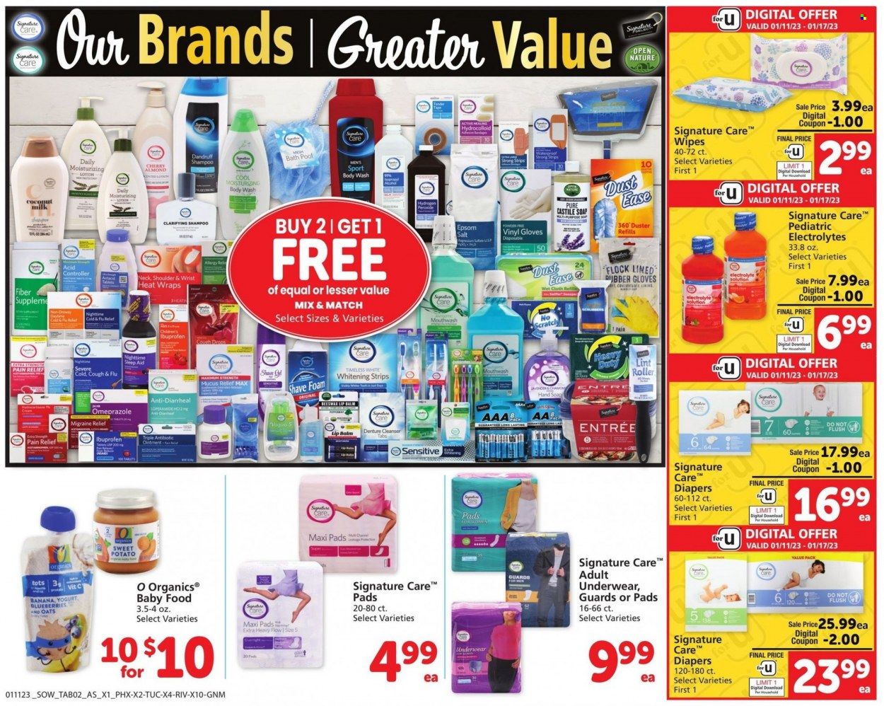 Safeway (AZ, CO, ID, MT, NE, NM) Weekly Ad Flyer Specials January 11 to January 17, 2023