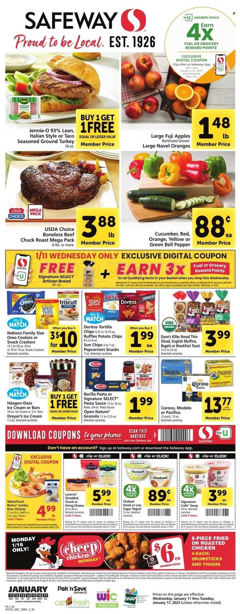 Safeway (CA, HI, OR, WA) Weekly Ad Flyer Specials January 11 to January 17, 2023