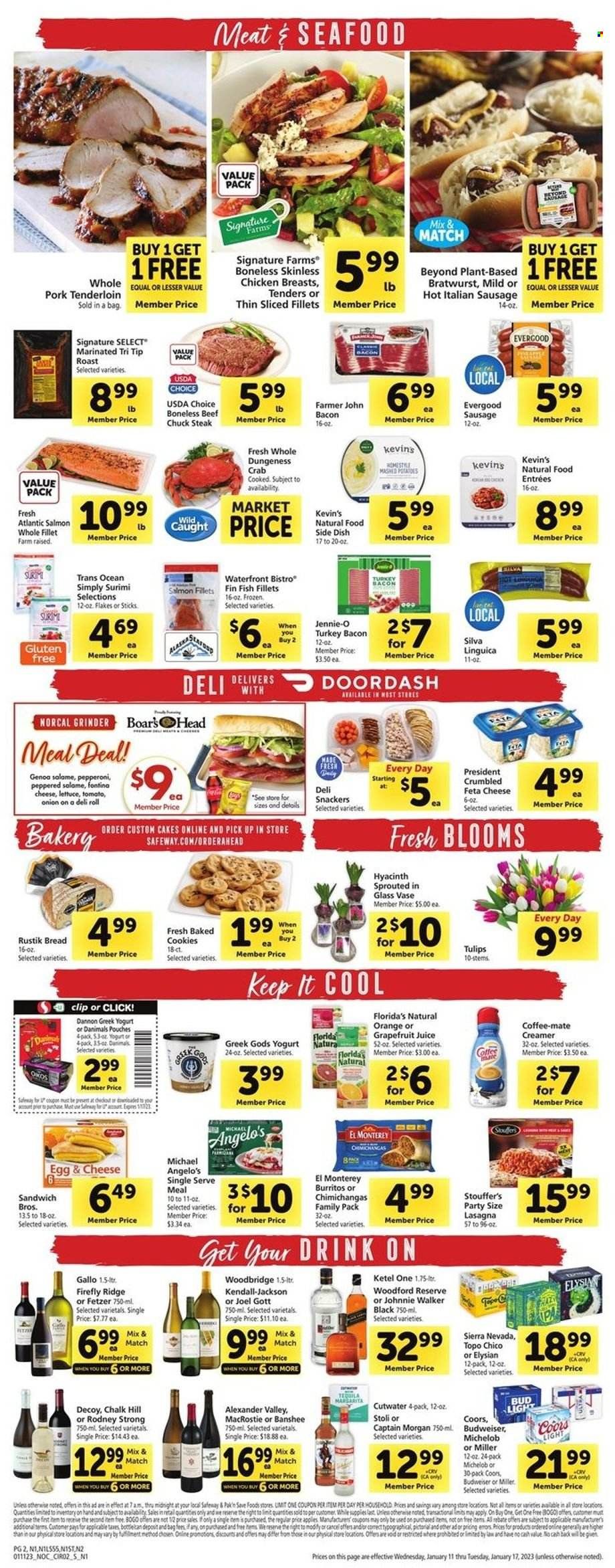 Safeway (CA, HI, OR, WA) Weekly Ad Flyer Specials January 11 to January 17, 2023