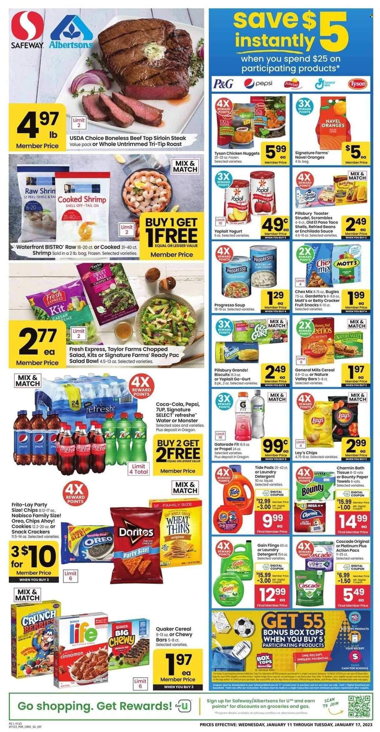 Safeway (OR) Weekly Ad Flyer Specials January 11 to January 17, 2023