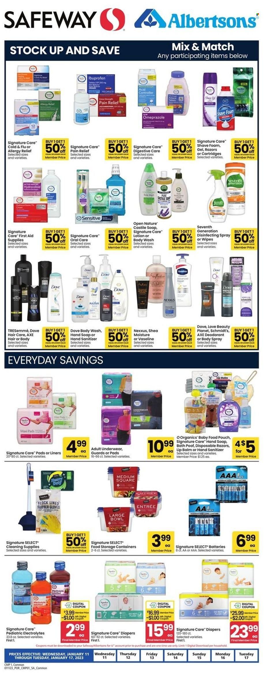 Safeway (OR) Weekly Ad Flyer Specials January 11 to January 17, 2023