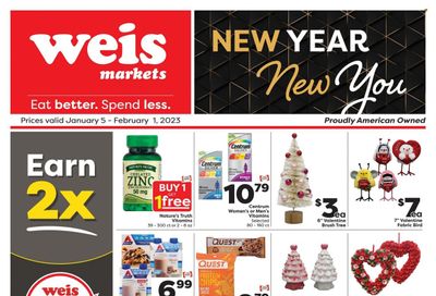 Weis (MD, NY, PA) Weekly Ad Flyer Specials January 5 to February 1, 2023