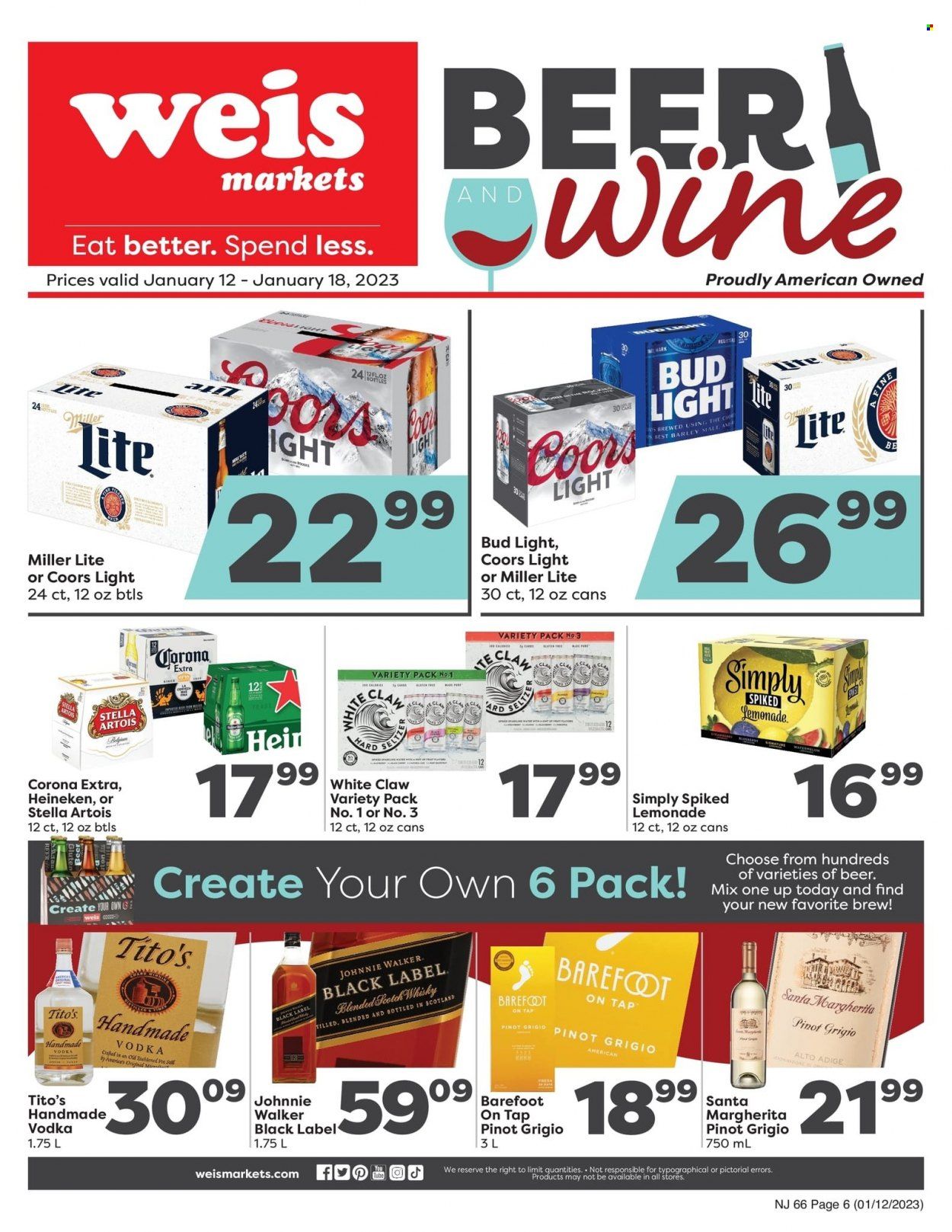 Weis (MD, NY, PA) Weekly Ad Flyer Specials January 12 to January 18, 2023