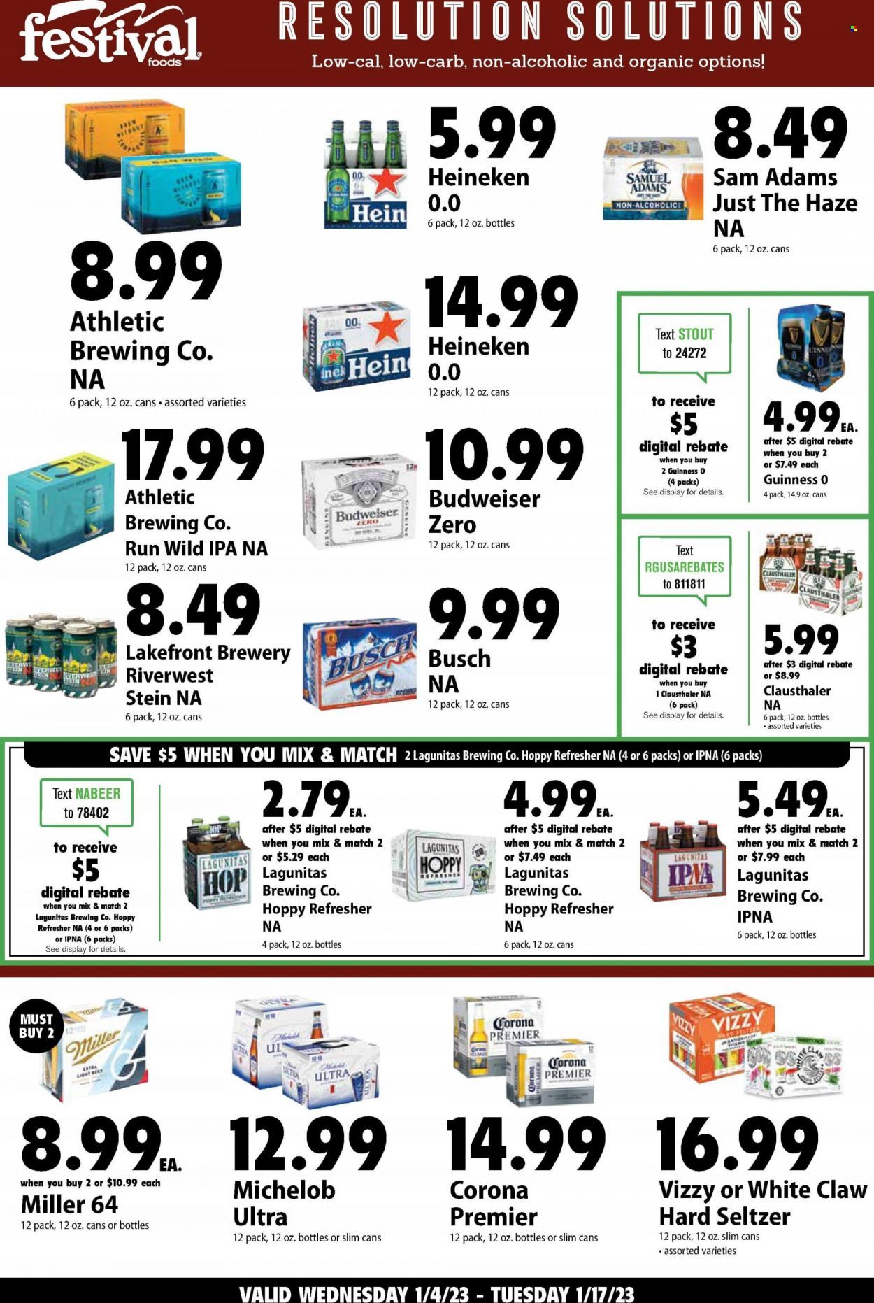 Festival Foods (WI) Weekly Ad Flyer Specials January 11 to January 17, 2023