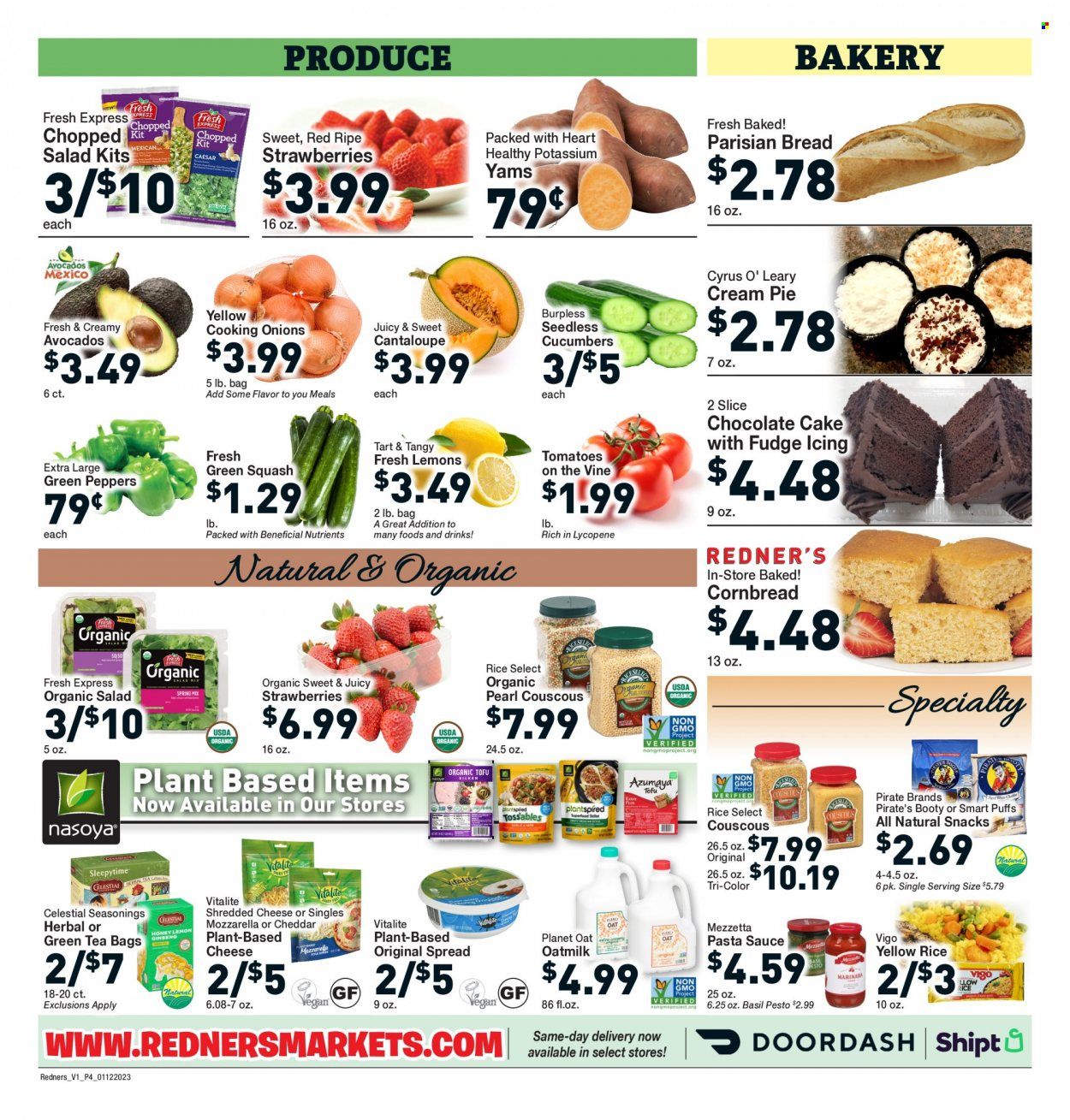 Redner's Markets (DE, MD, PA) Weekly Ad Flyer Specials January 12 to January 18, 2023