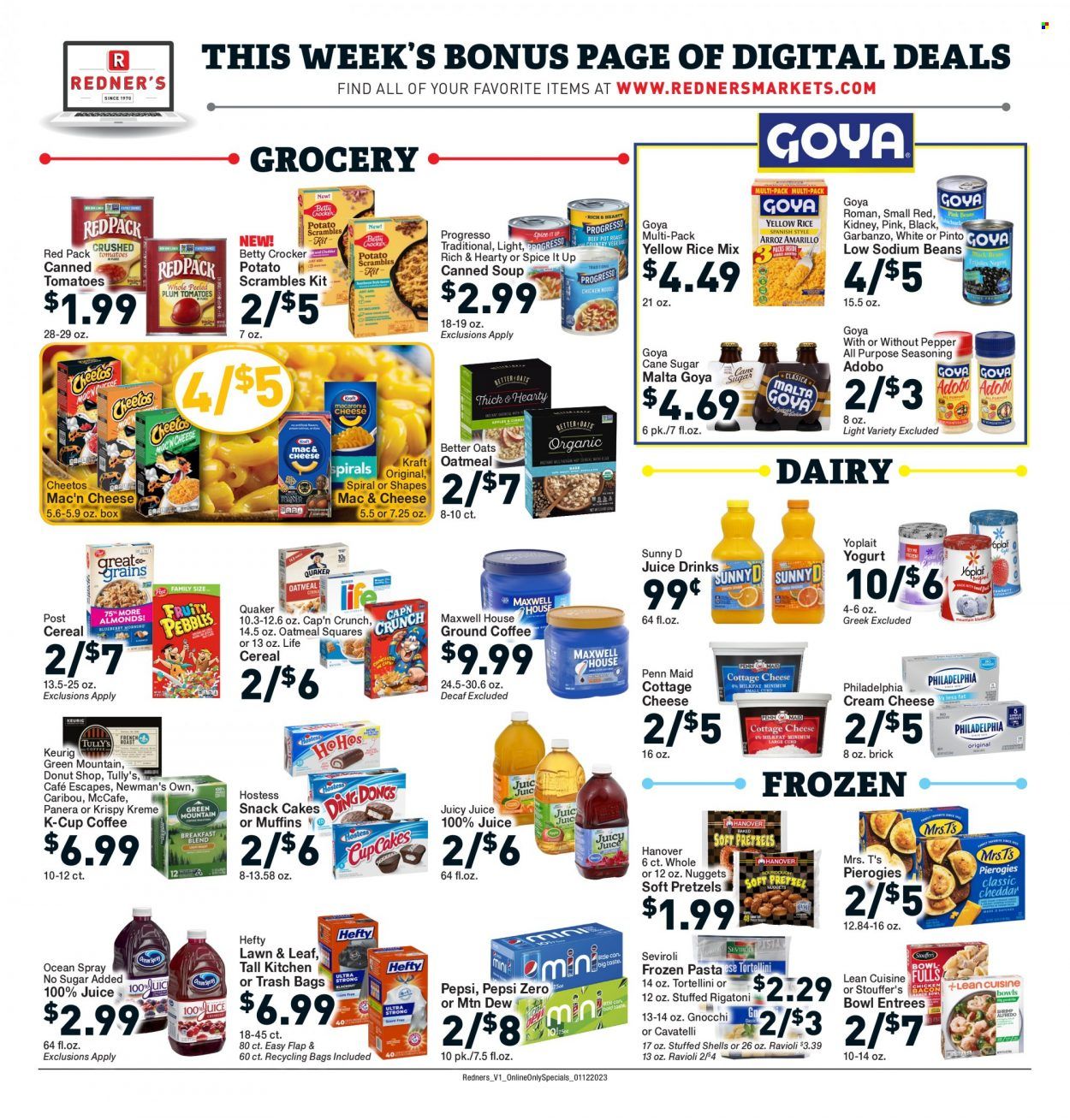 Redner's Markets (DE, MD, PA) Weekly Ad Flyer Specials January 12 to January 18, 2023