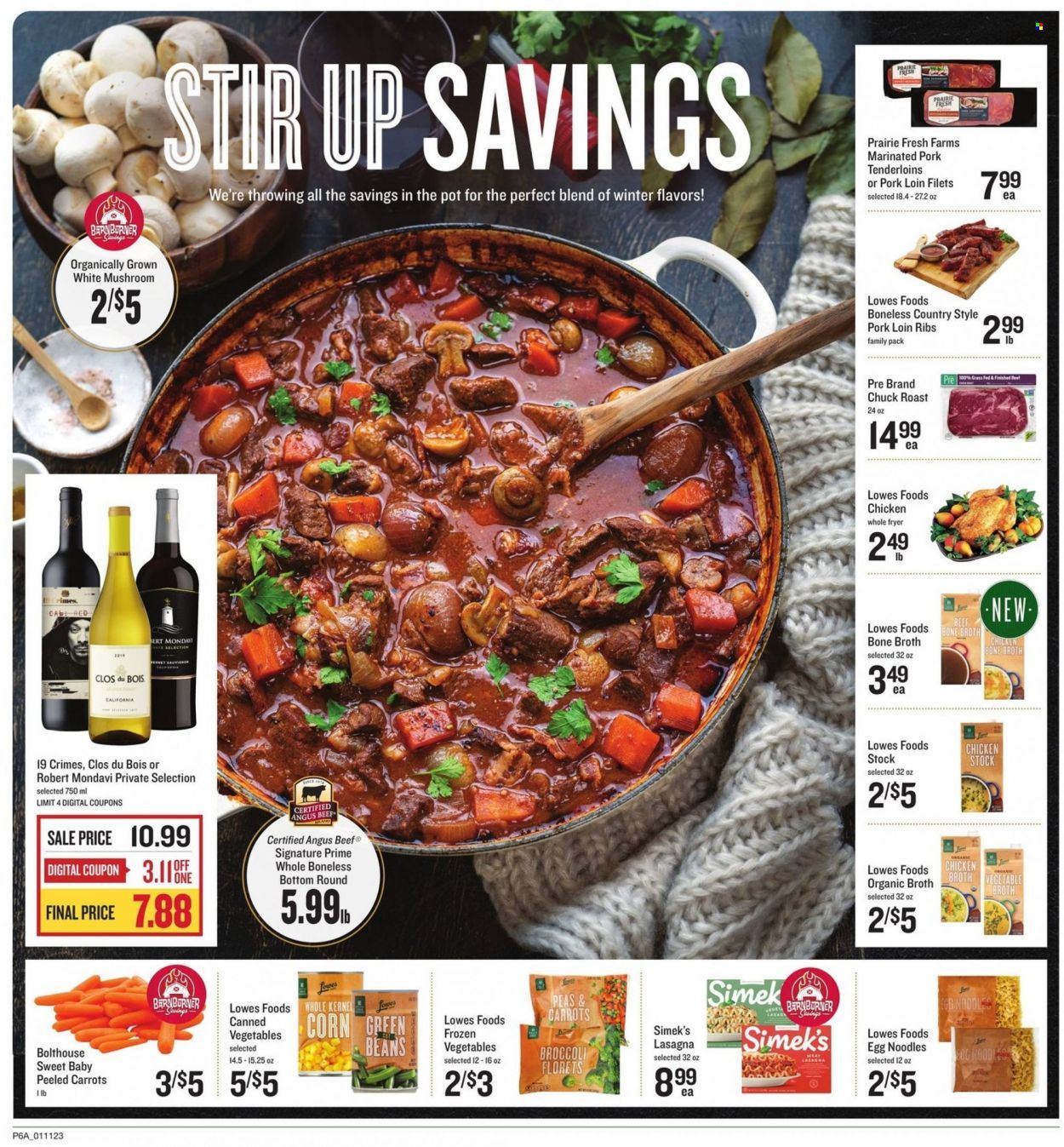 Lowes Foods (NC, SC) Weekly Ad Flyer Specials January 11 to January 17, 2023