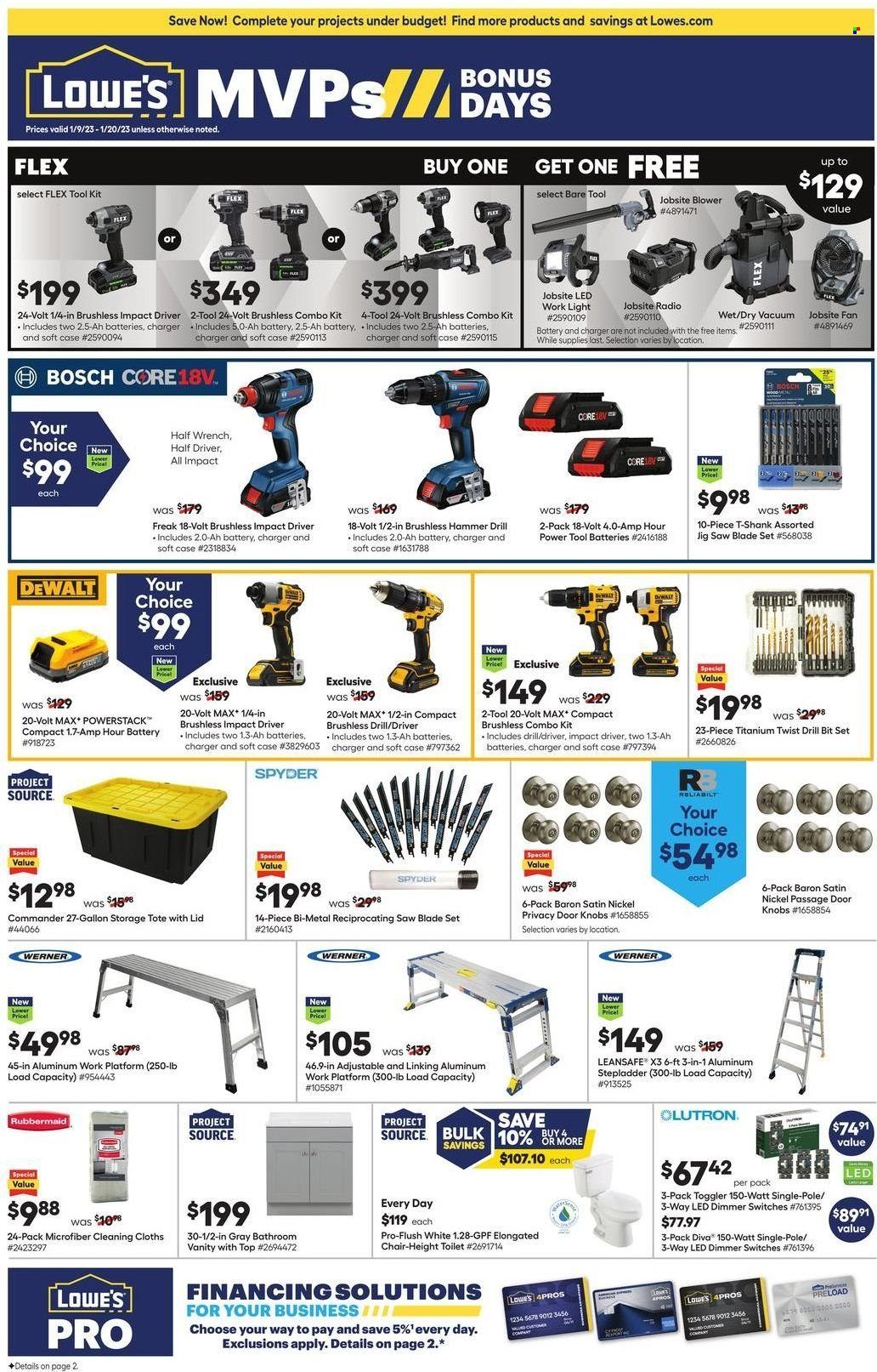 Lowe's Weekly Ad Flyer Specials January 9 to January 20, 2023