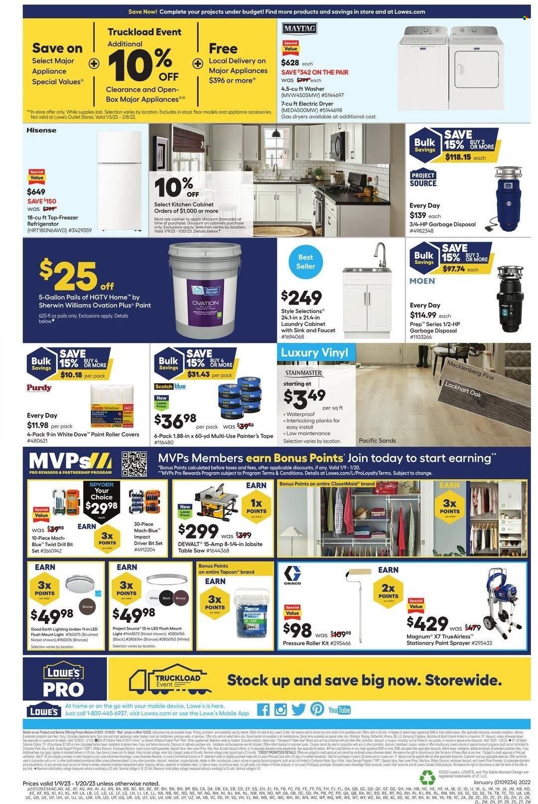 Lowe's Weekly Ad Flyer Specials January 9 to January 20, 2023